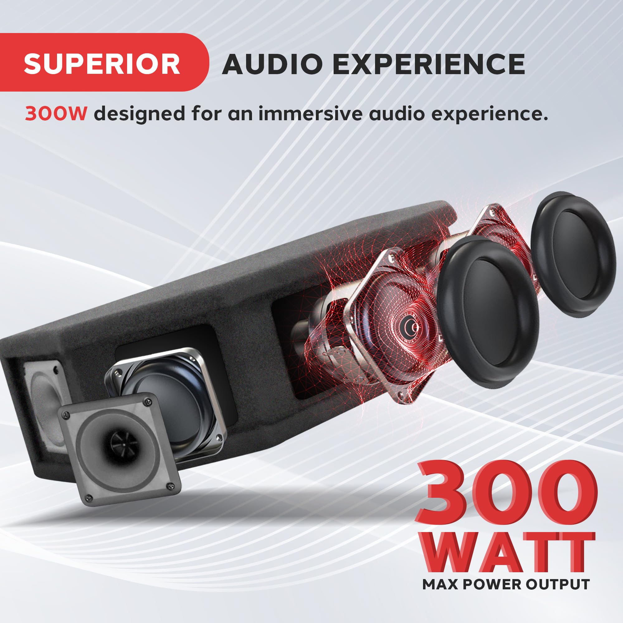 Pyle-Pro 6 Way Dj Speaker System, 300 Watt Peak Power, 150 Rms, Six 2.5 Inch Piezo Horn Tweeters, 8 Ohm Impedance, Full Range Au