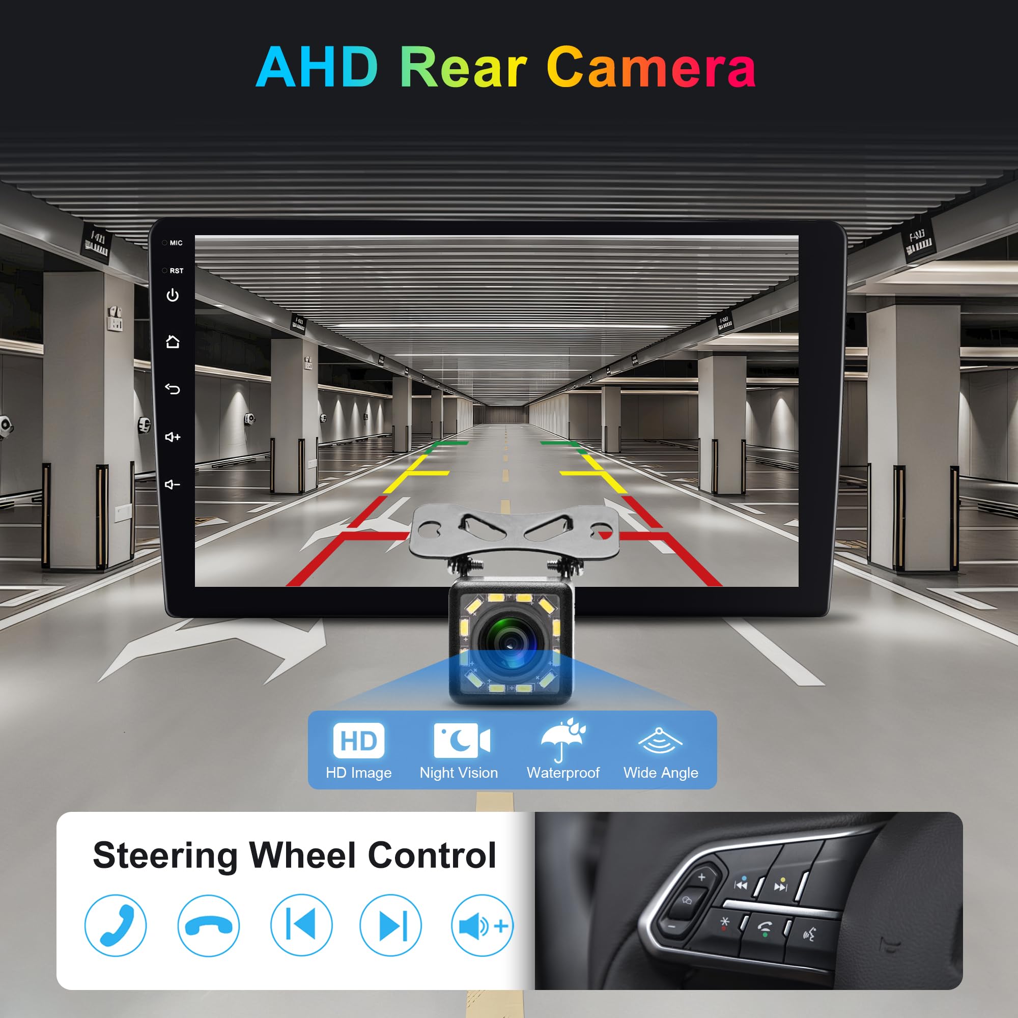 Single Din Android Car Stereo Touchscreen Double Din With Gps Navigation, Rimoody 10.1 Inch Car Radio With Bluetooth Wifi Fm Mir