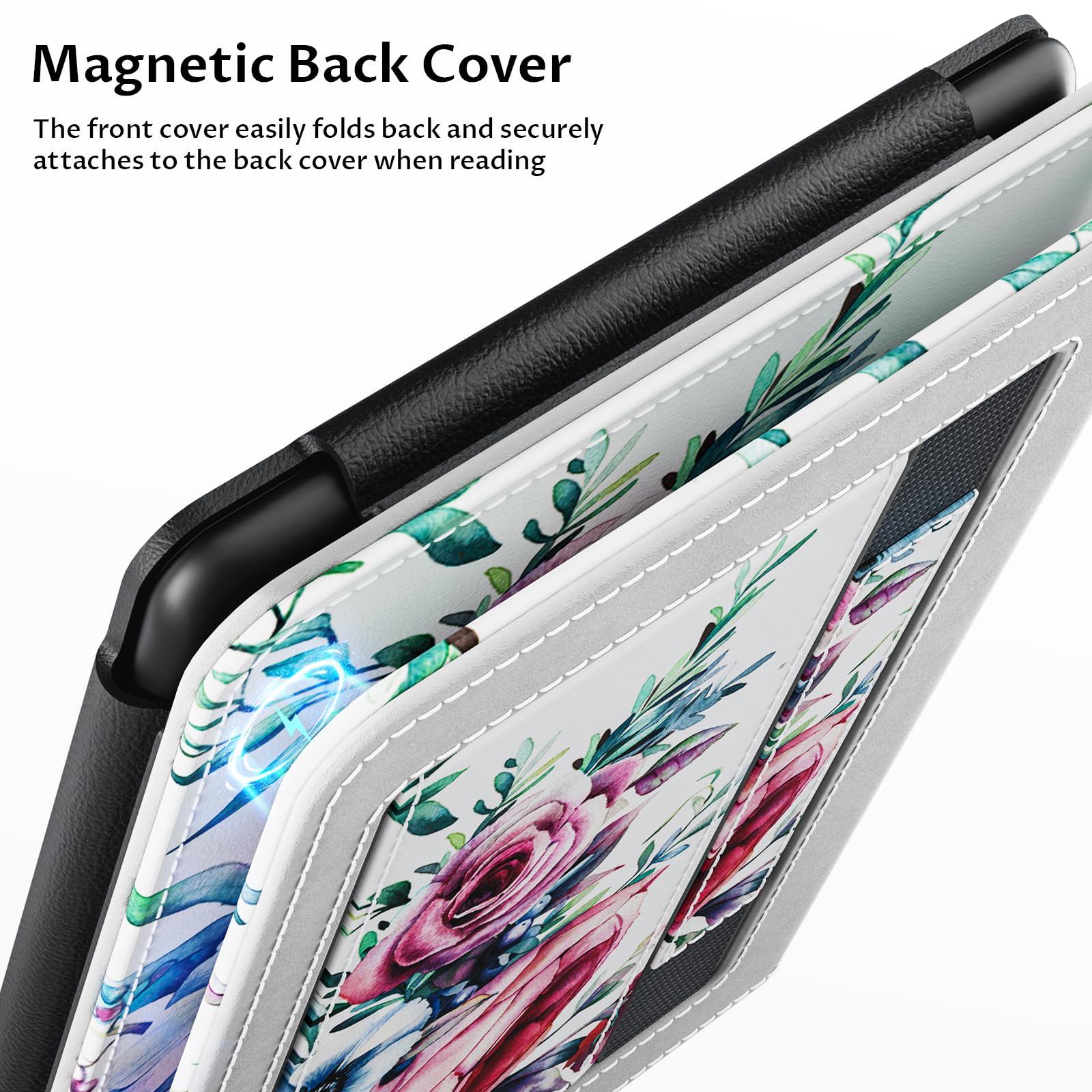 Vori Stand Case For 6 Kindle Paperwhite (Fits 10Th Generation 2018 / All Paperwhite Generations Prior To 2018) Pu Leather Case S