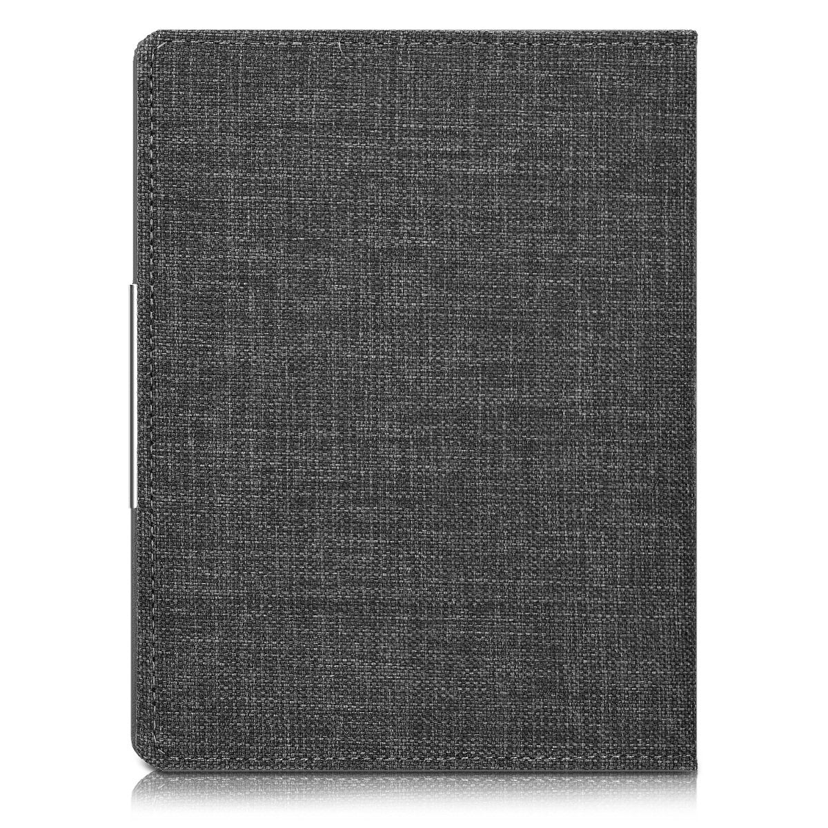 Kwmobile Case Compatible With Kobo Glo Hd/Touch 2.0   Book Style Fabric E Reader Cover Flip Folio Case   Dark Grey