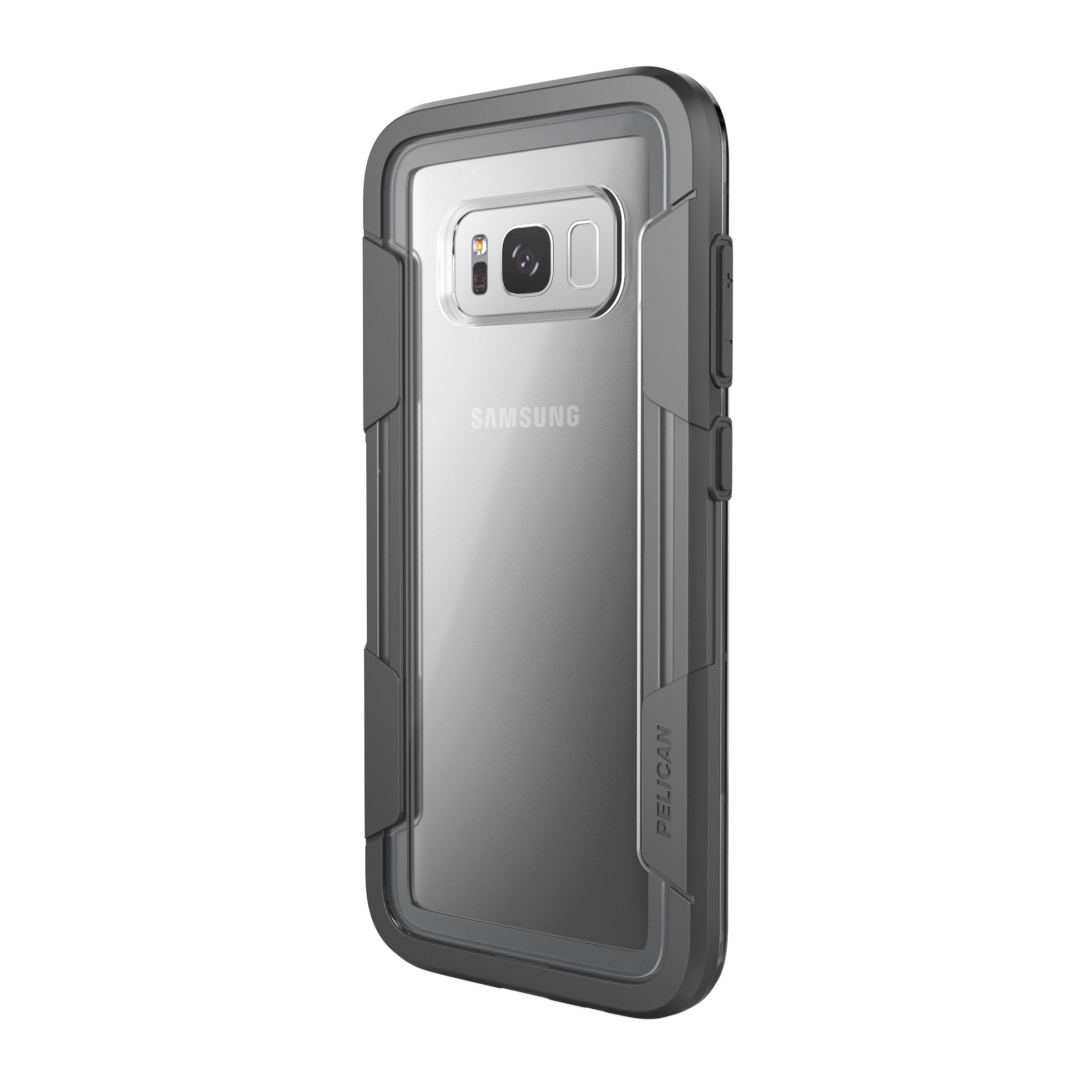 Pelican Voyager Phone Case For Samsung Galaxy S8+ (Clear/Gray)