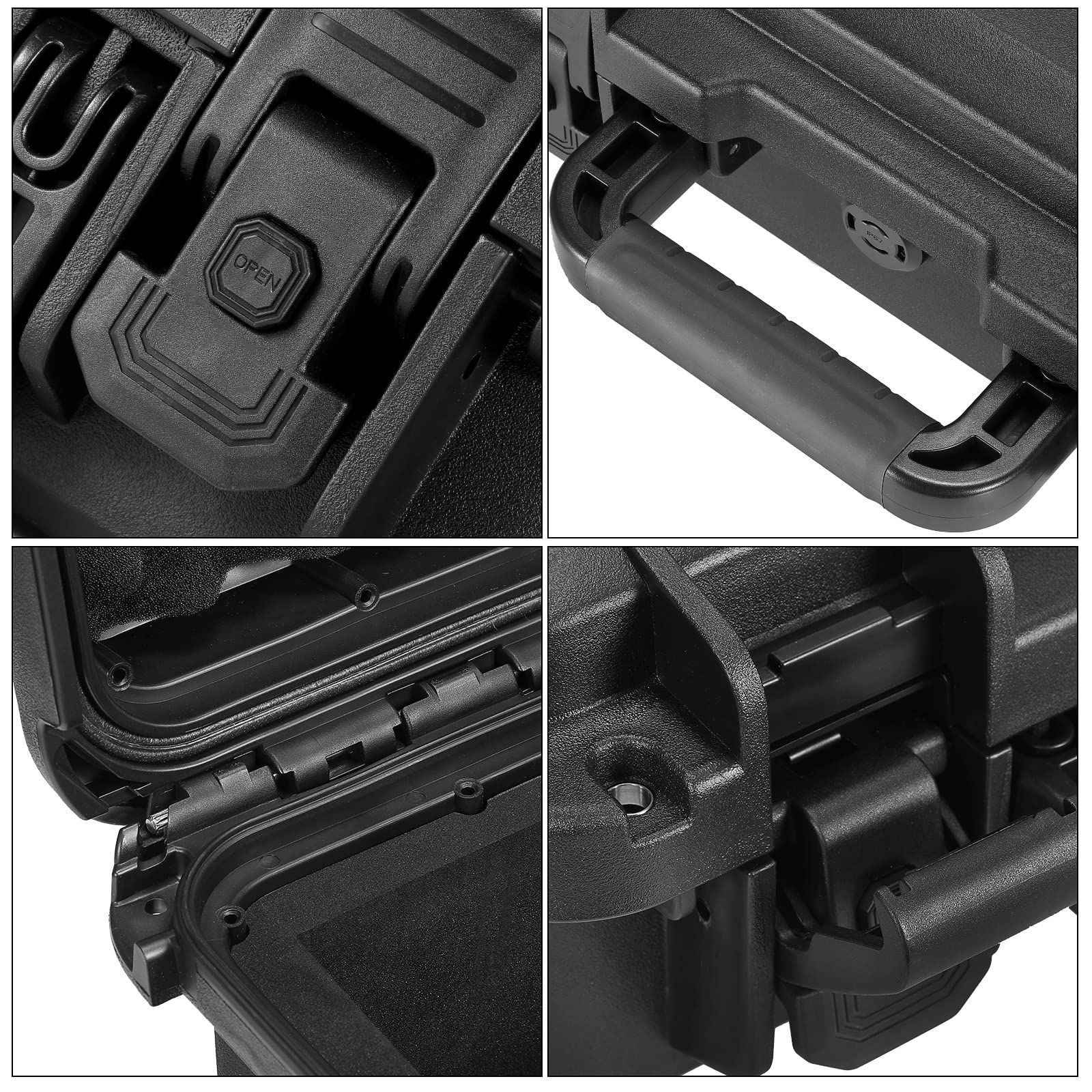 Wpgear Waterproof Toploader Storage Box For 3'' X 4'' Rigid Card Holder, Trading Card Case Holds 600 35Pt Toploaders, Fit Sport