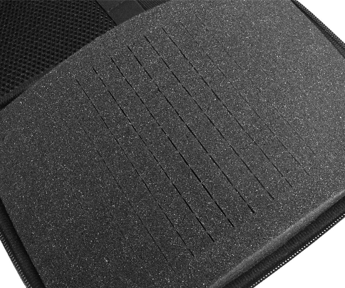 Professional Portable Recorder Case With Diy Foam Inlay For Dr-05, Dr-40, Dr-22L, Dr-100Mkll, Dr-1, Mini Tripod, Adapter, Mic Po