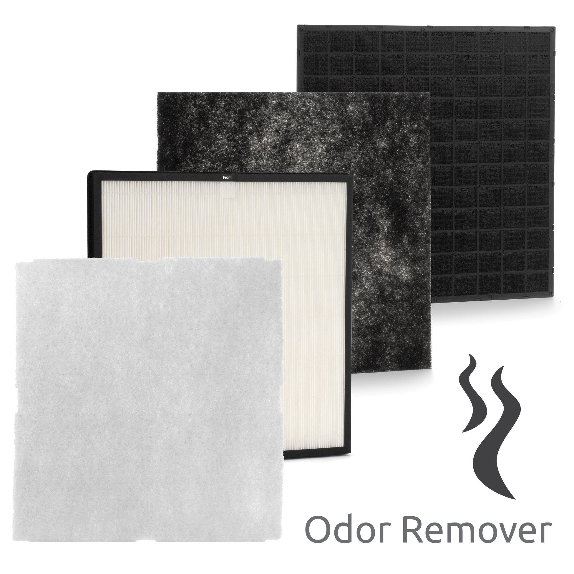 Rabbitair Minusa2 Ultra Quiet Hepa Air Purifier   Stylish, Efficient And Energy Star (Spa 780A, White, Odor Remover)