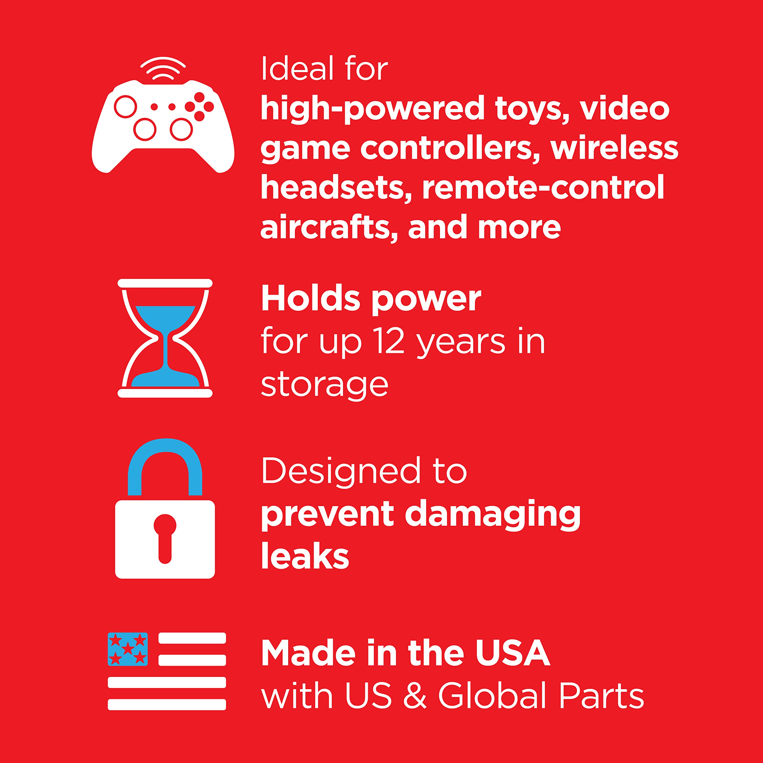 Rayovac Fusion Aaa Batteries, Premium Alkaline Triple A Batteries (30 Battery Count) Red, Silver