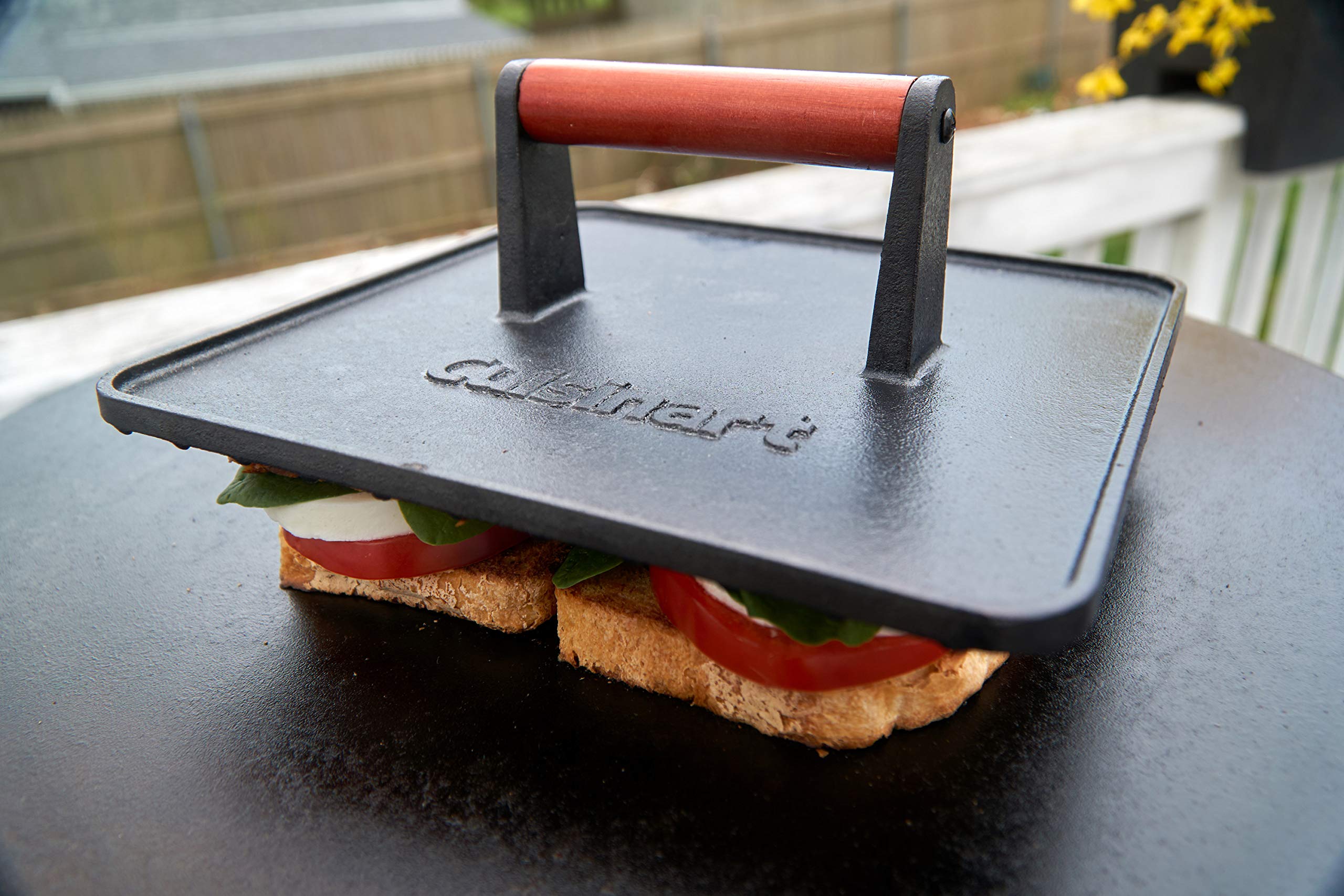 Cuisinart Cgpr 223 Xl Cast Iron Griddle Press