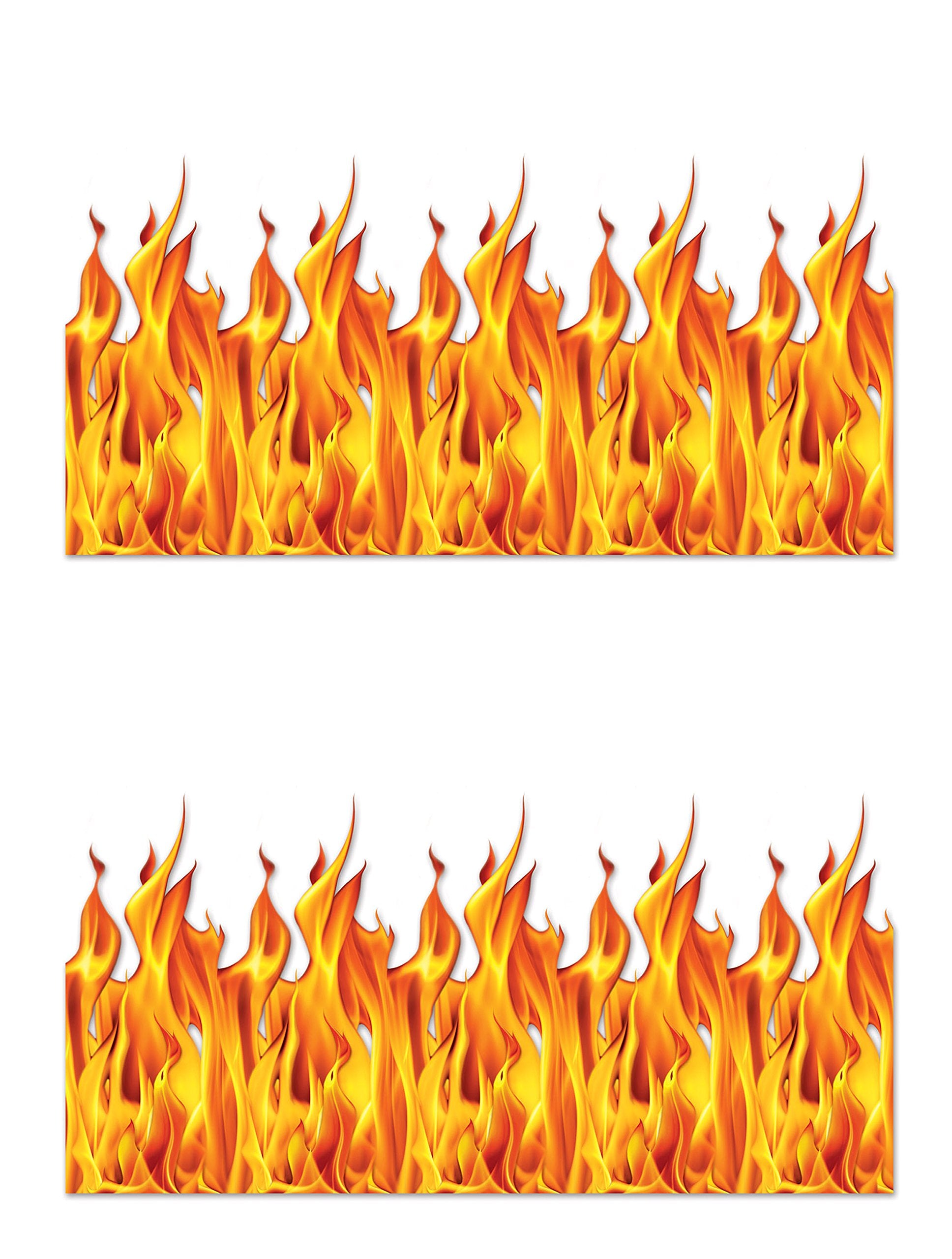 Beistle Flame Backdrop Pack Of 2