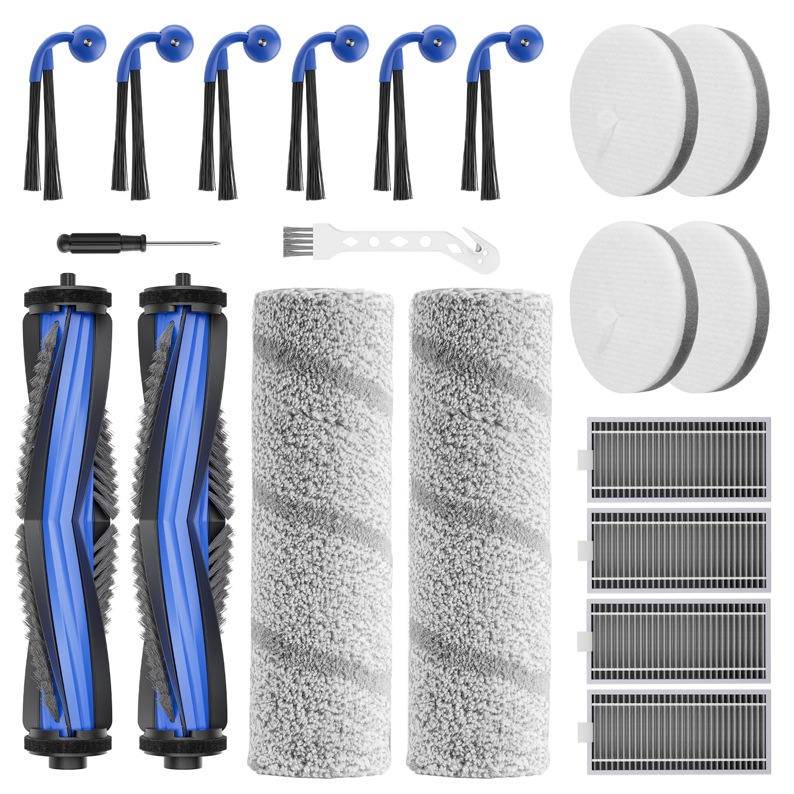 Leemone 20 Pack X11 Replacement Parts for ECOVACS Deebot X11 OmniCyclone