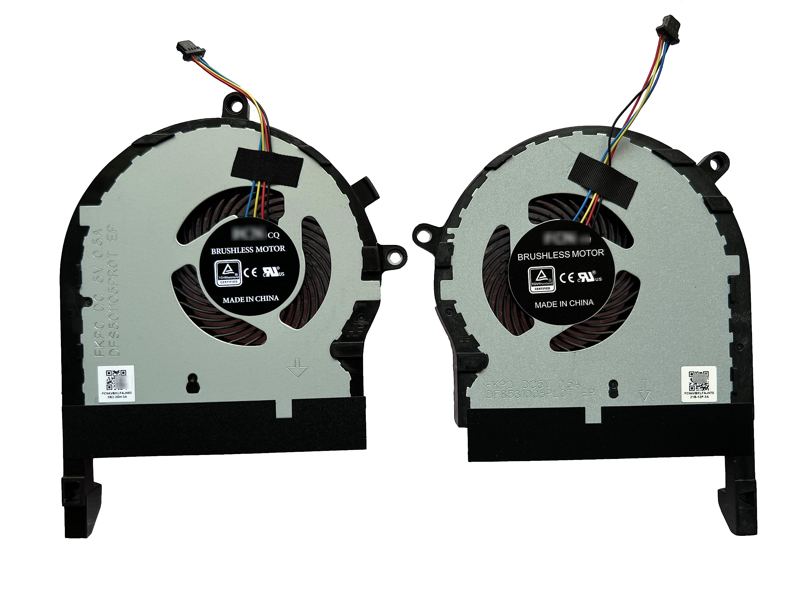 Fan for Asus TUF Gaming FX504G FX504GE FX504GM FX504GD CPU Gpu Cooling Fan Set