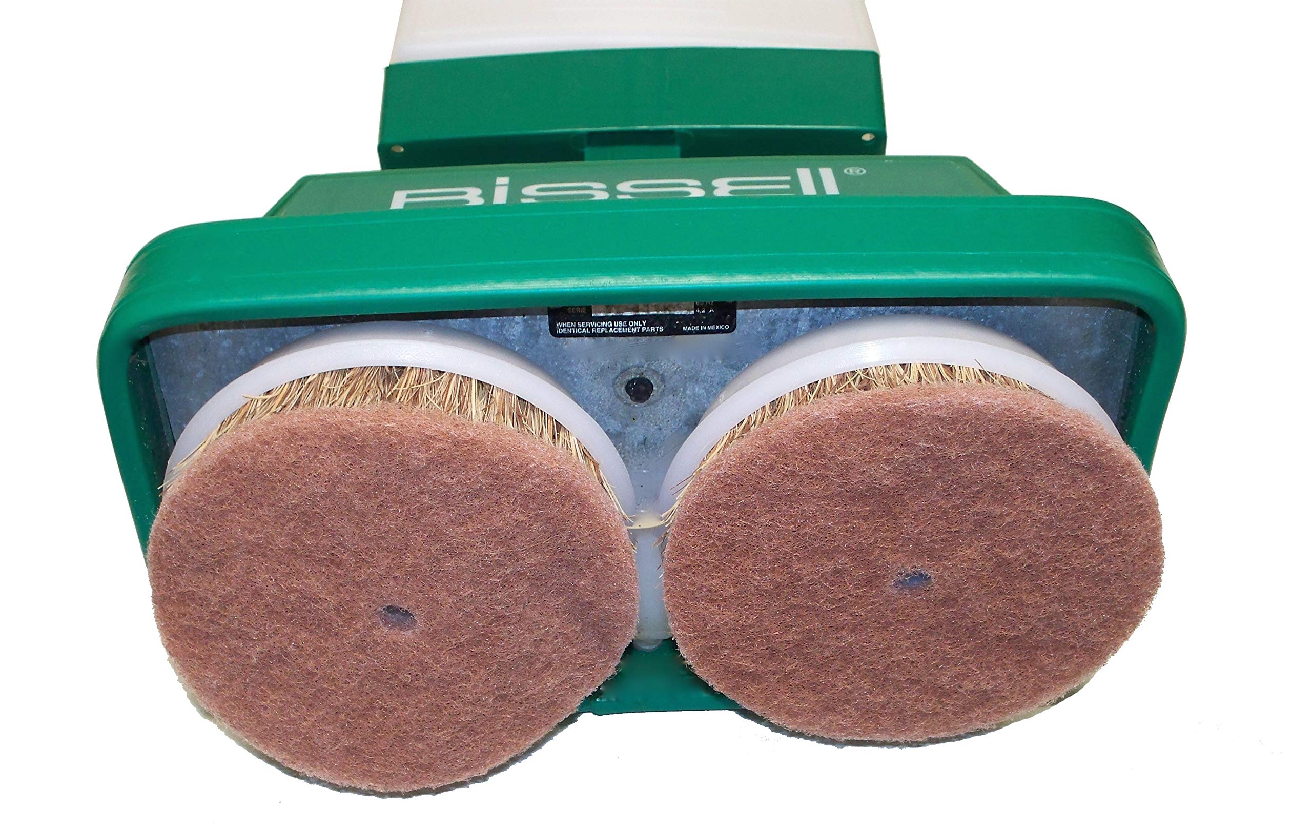 Bissell Biggreen Bgfs5000 Portable Two Brush Floor Scrubber & Polisher, 13' W X 7' D X 44' H, White & Green