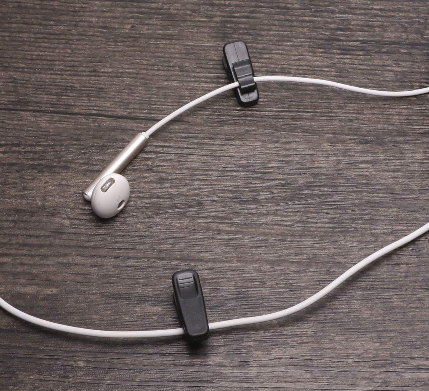 Mini Skater 1 Inch Length Small Earphone Wire Clip Headphone Mount Cable Clothing Clip Earbud Clip To Keep Earphone/Microphone C