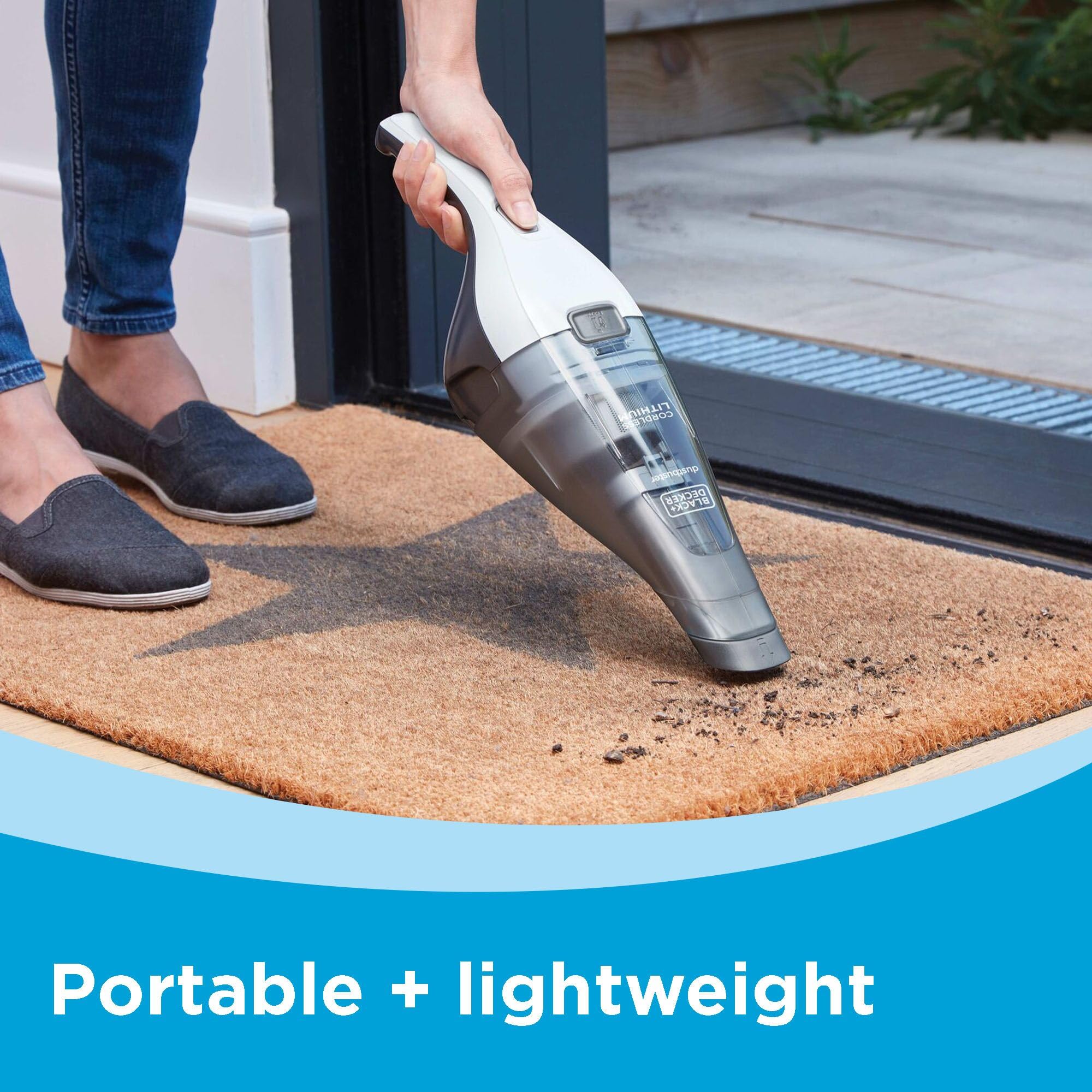 Black+Decker Dustbuster Quickclean Cordless Handheld Vacuum (Hnvc215B10)