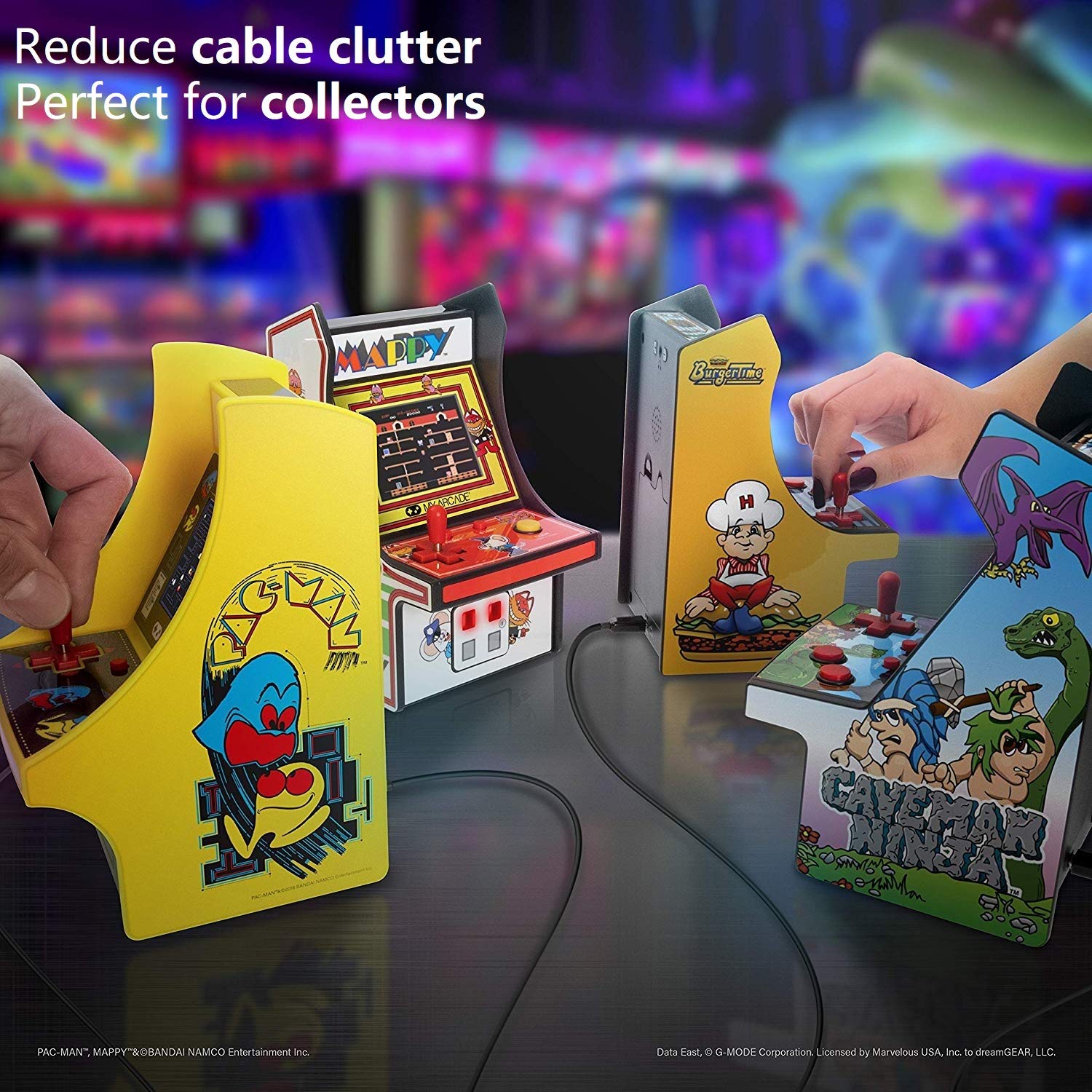 My Arcade My Arcade Multi Cable   Usb Splitter Cable For Micro Player Mini Arcade Cabinets   1 Usb A To 4 Micro Usb   Connects U