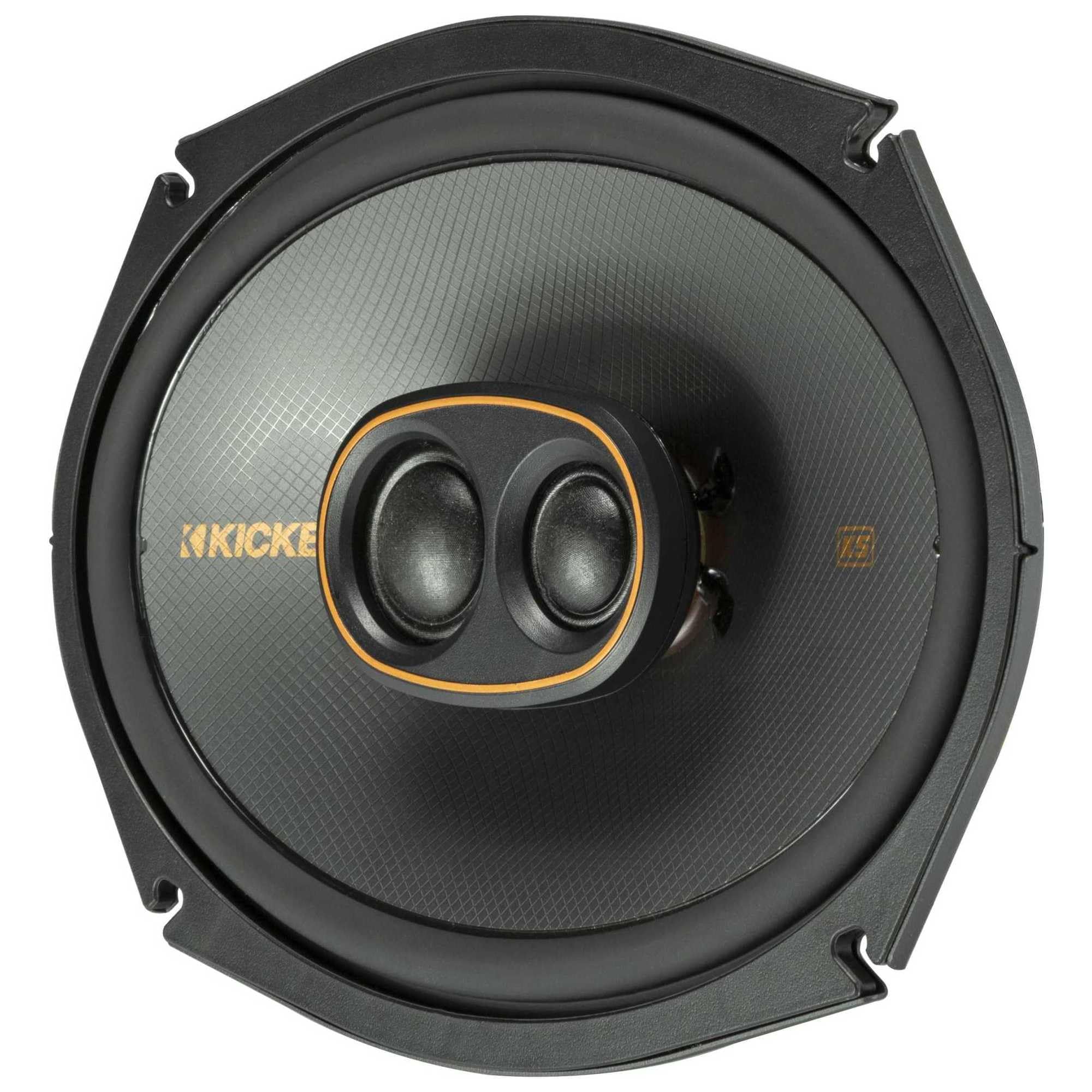 Kicker 51Ksc69304 Coaxial Speaker System, 3 Way Design, One (1) Pair, 6'' X 9'' (160Mm X 230Mm) Polypropylene Woofer/Mid, 1'' (2