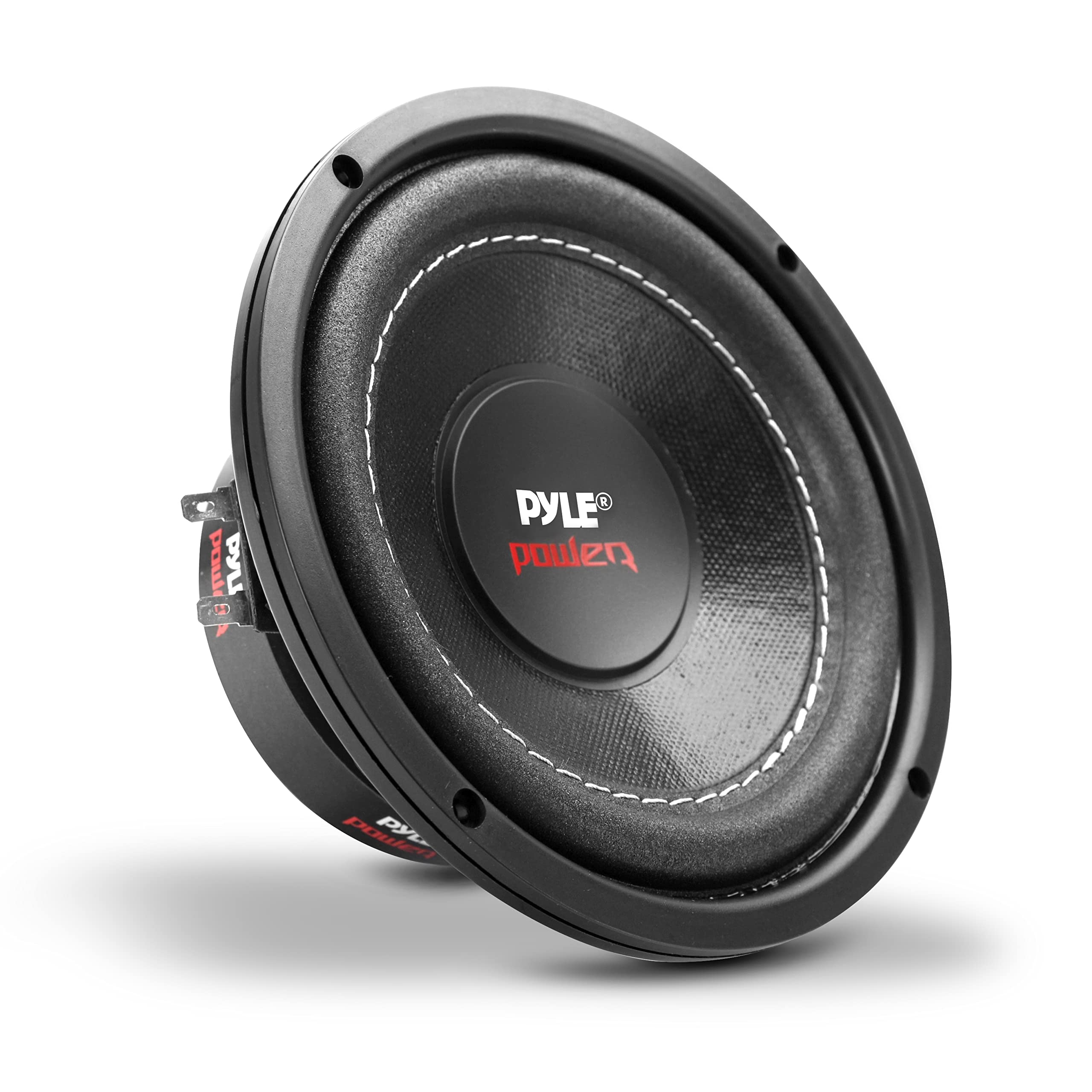 Pyle Car Vehicle Subwoofer Audio Speaker   6.5 Non Pressed Paper Cone, Black Plastic Basket, Dual Voice Coil 4 Ohm Impedance, 60