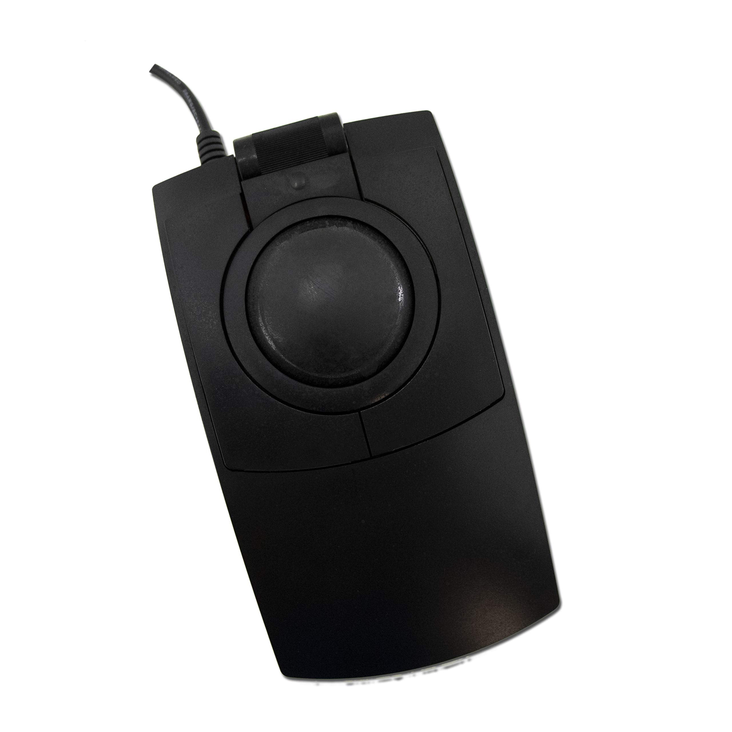 X-keys L-Trac Trackball Mouse, Laser Tracking, Black, Model TKB-6015-LBKBK-R, Made in USA