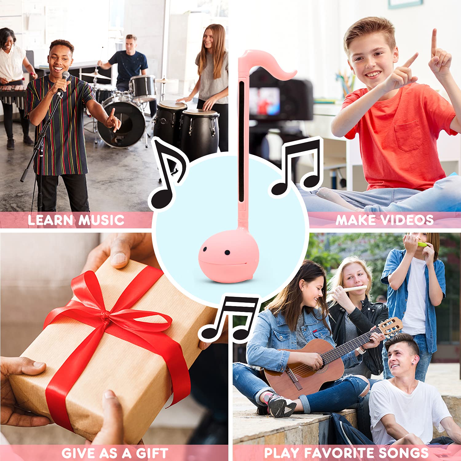 Winning Instrument Otamatone Japanese Electronic Musical Instrument Portable Music Synthe ...