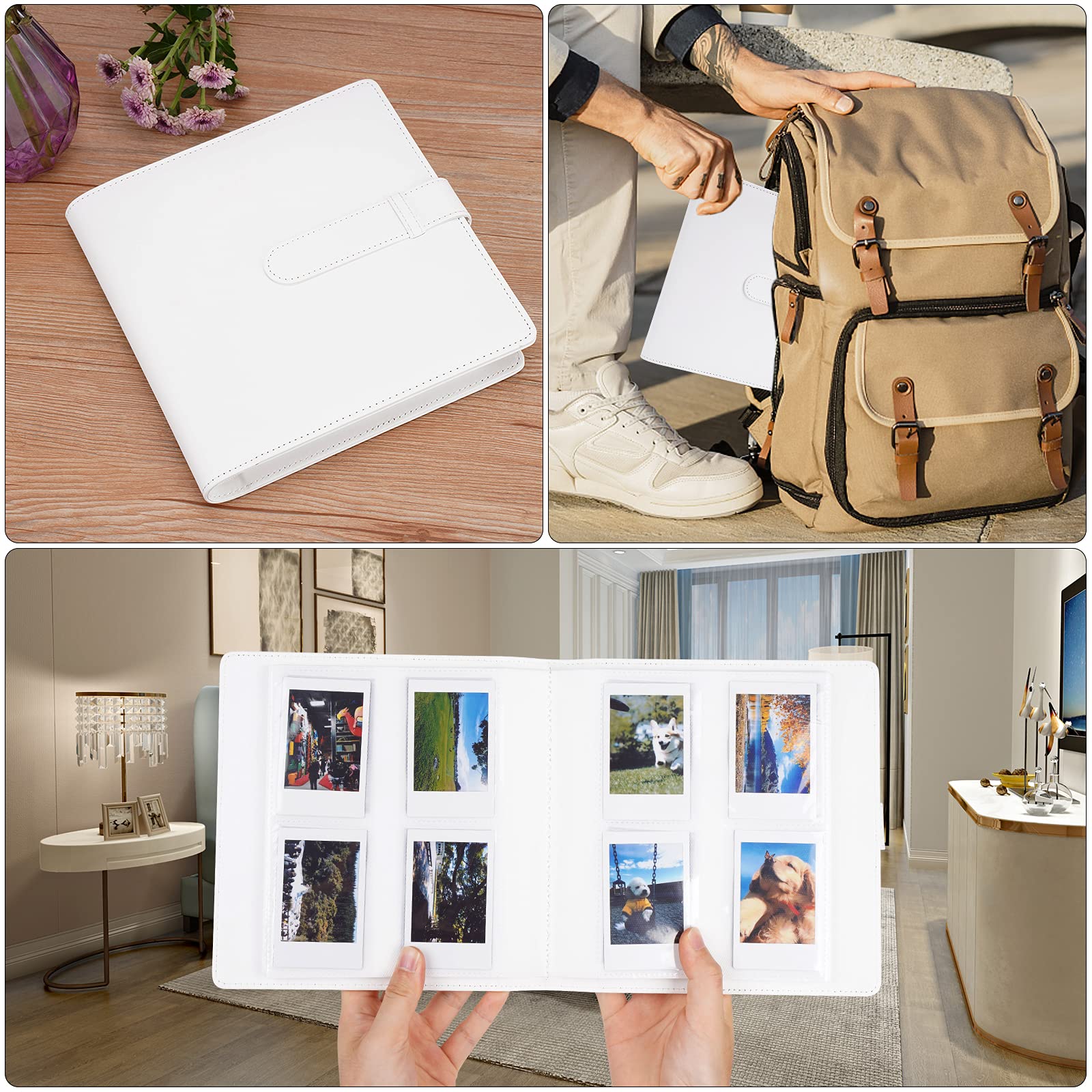 256 Pockets Mini Photo Album For Fujifilm Instax Mini 12/Mini 11/Mini 9 /Mini 40, Polaroid Snap/Z2300/ Socialmatic Instant Camer