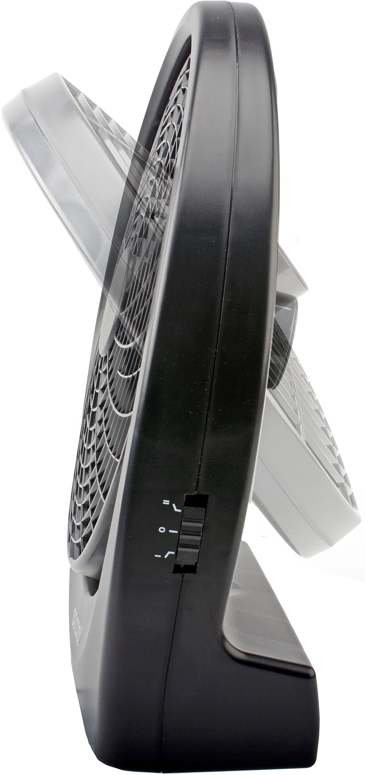 O2Cool Fan 10 Inch Battery Or Electric Operated Indoor/Outdoor Portable Fan With Ac Adapter, Tilts 90 Degrees