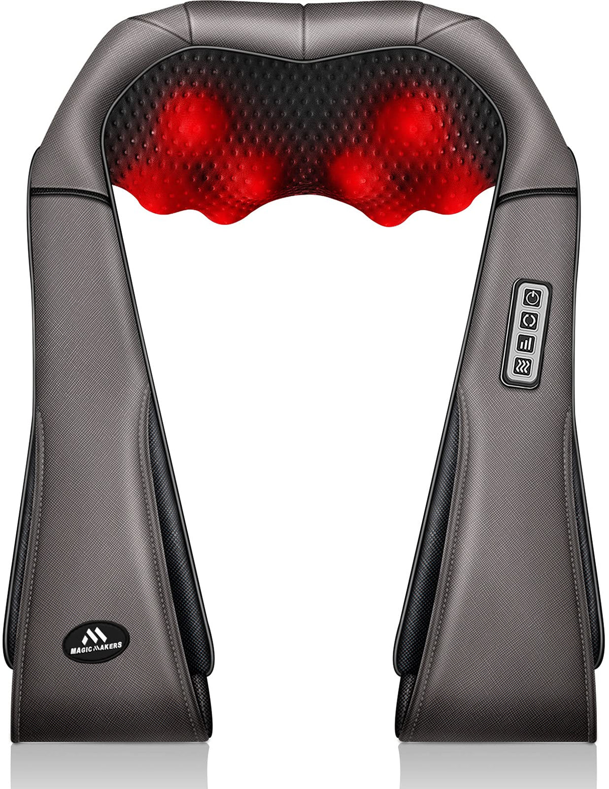 Neck Massager Gift For Family/Friend, Back Neck Massager With Heat, Shiatsu Back Massager Kneading Shoulder Massager, Electric M