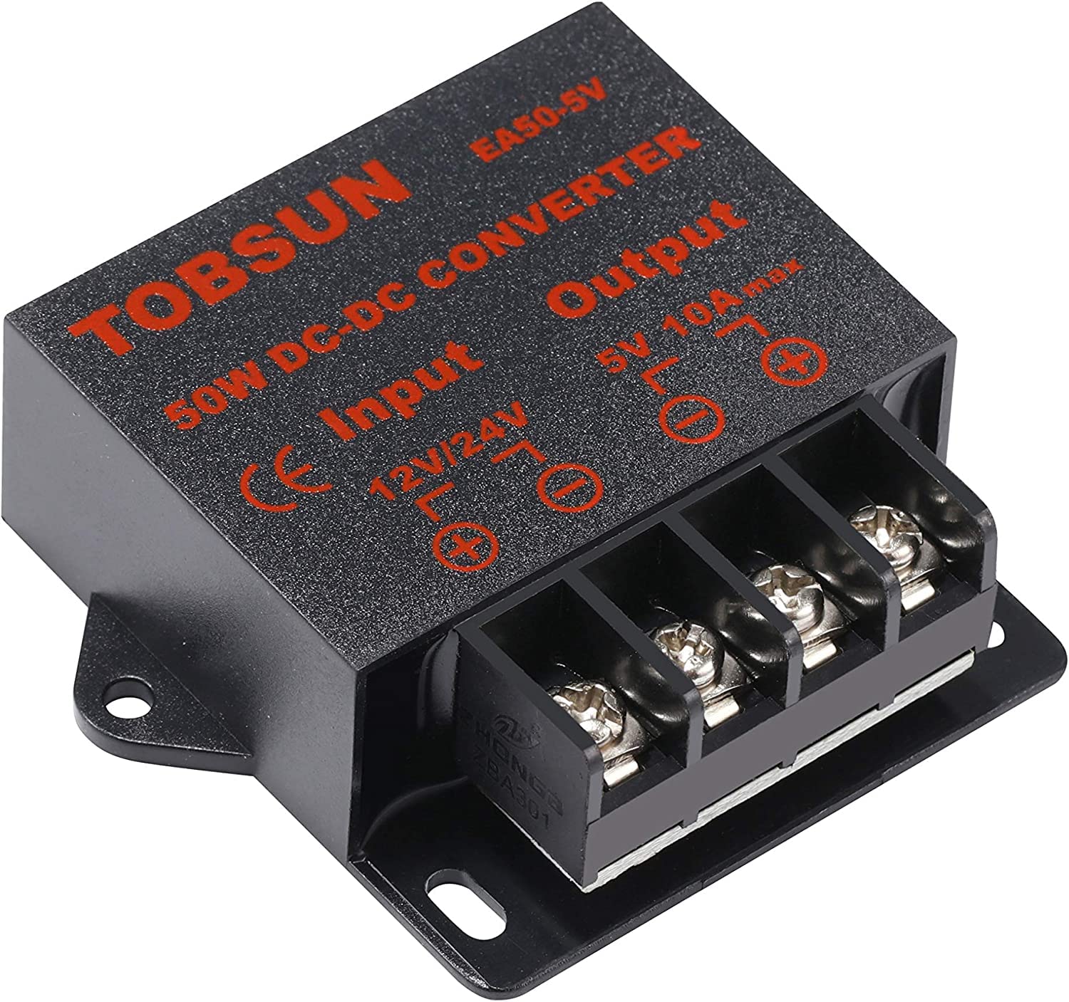 Protooma Dc Voltage Converter   Regulator Buck Converter Reducer Dc 12V/24V Step Down To 5V 10A 50W For Golf Cart Club Car Led L