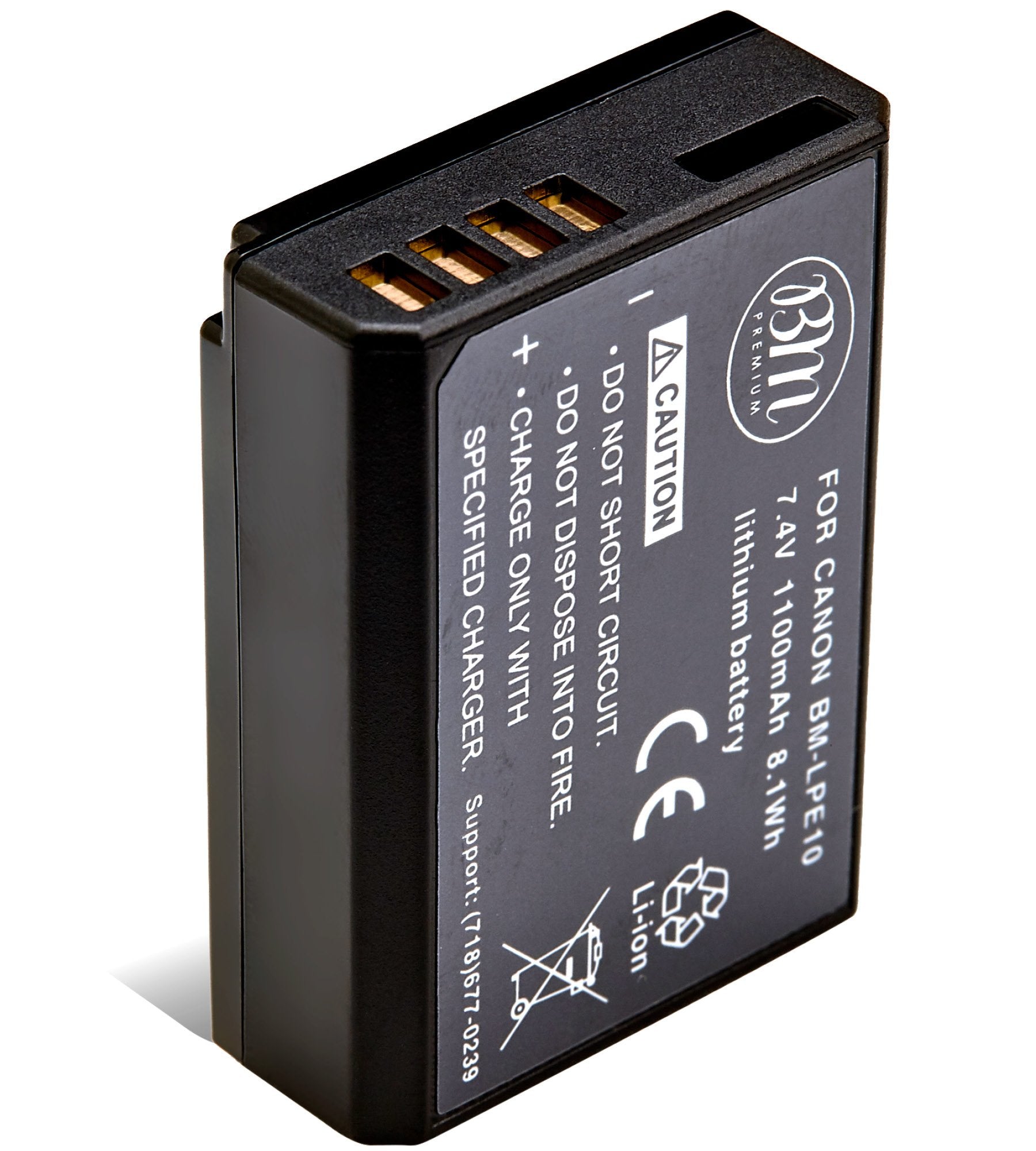 BM Premium LP E10 Battery for Canon EOS Rebel T3, T5, T6, T7, T100, Kiss X50, Kiss X70, T100, EOS 1100D, EOS 1200D, EOS 1300D, EOS 1500D, EOS 2000D, EOS 3000D EOS 4000D Digital Cameras