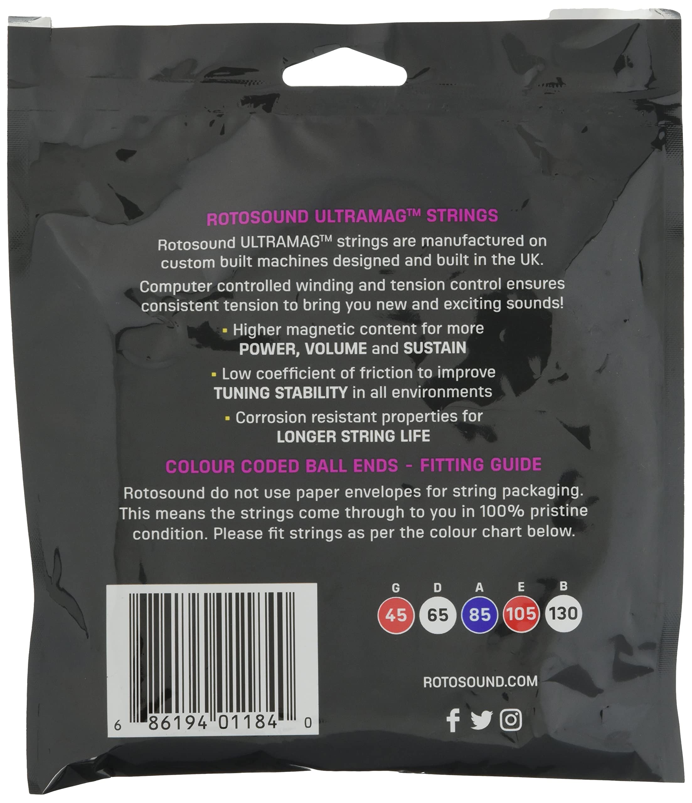 Rotosound Ultramag Musical Instrument (Um45 5)