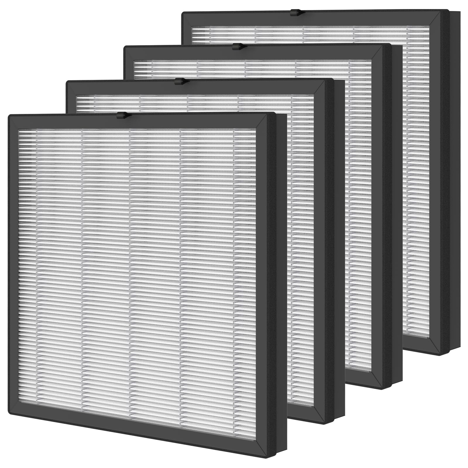 Xbww 4 Packs Replacement Air Filter Compatible With Ameifu G3 (Sferf 30) & Vewior A3 Purifier With 3 Stages True Hepa, Activated