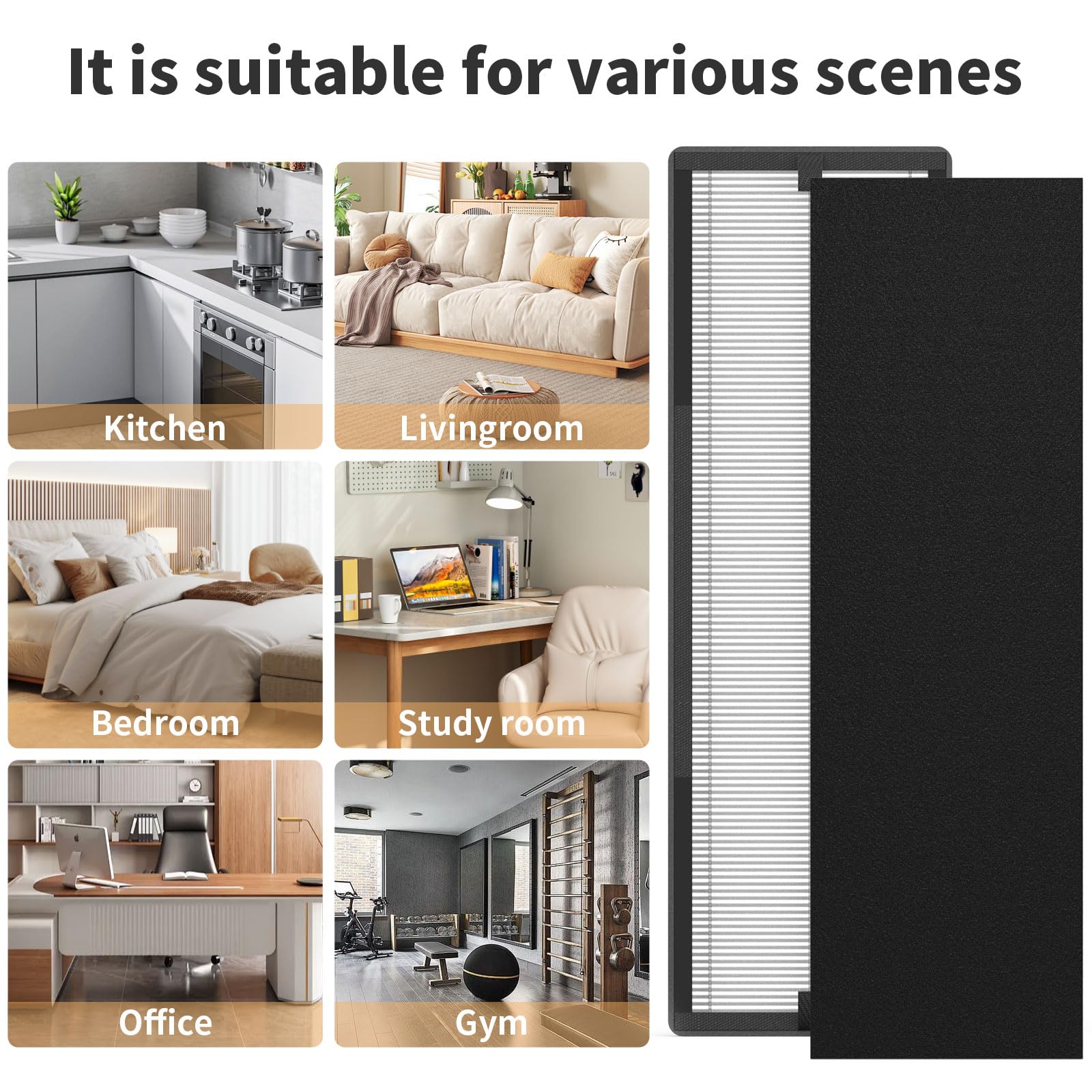 4 Packs Nea F1 H13 True Hepa Replacement Air Filter Compatible With Eureka Nea120 And Toshiba Caf W36Usw Feature Smart Wifi Puri