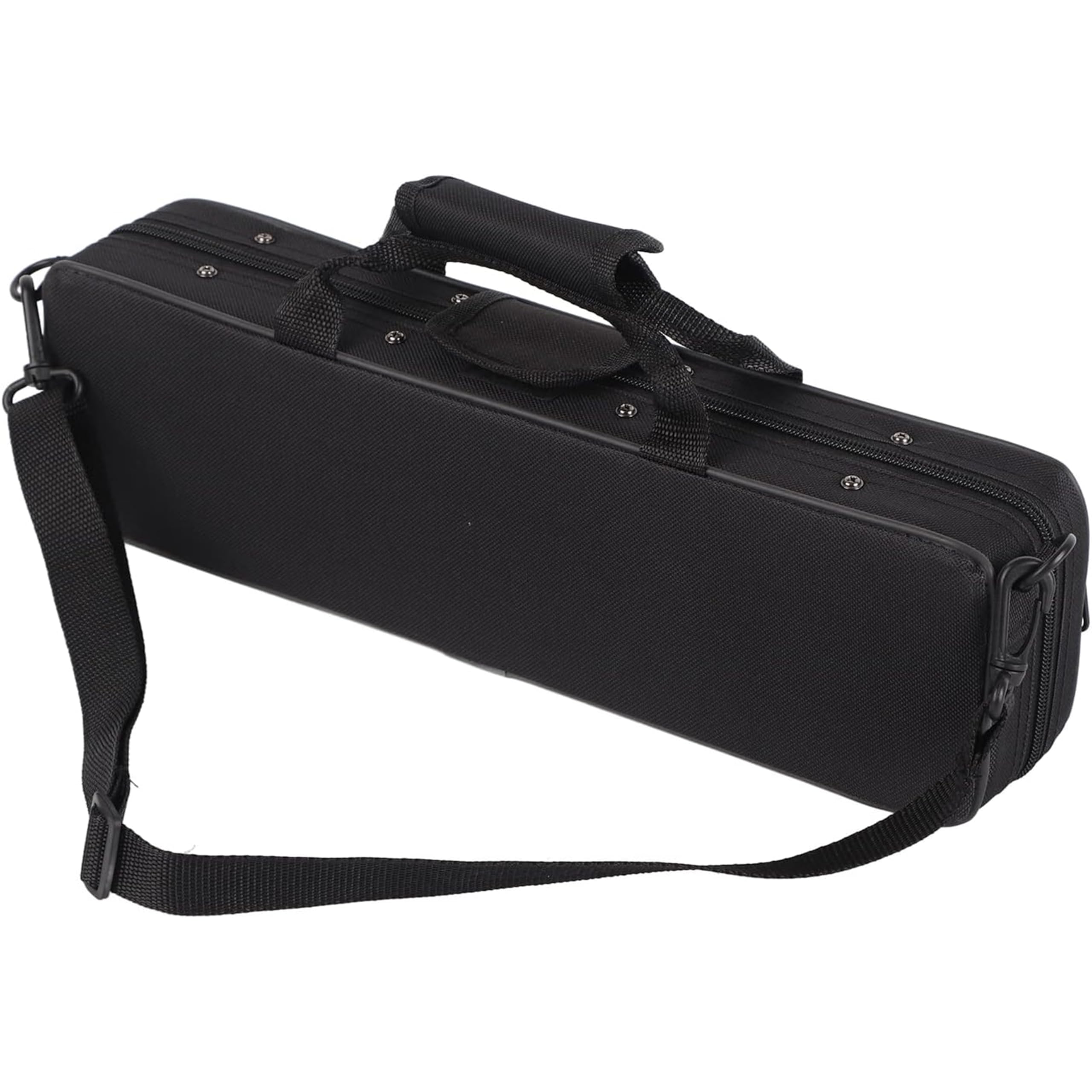 Vangoa Flute Case Carrying Bag Waterproof Lightweight For 16 Holes Flute C Foot With Adjustable Shoulder Strap And Exterior Pock