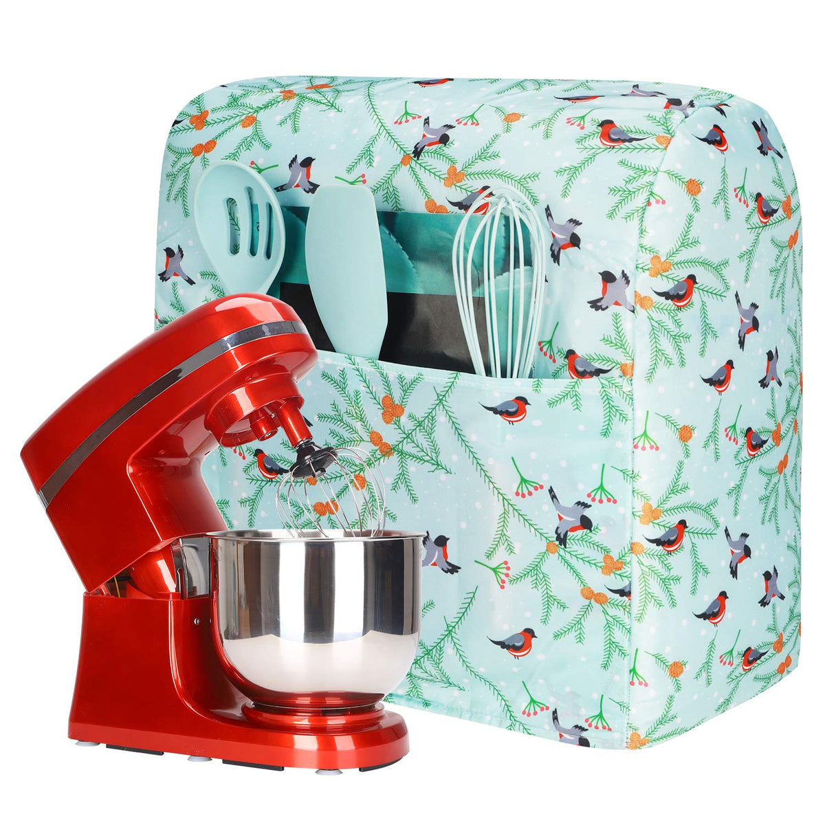Kitchen Aid Mixer Cover Compatible With 6 8 Quarts Kitchen Aid/Hamilton Stand Mixer/Tilt Head & Bowl Lift Model,Bird Print Mixer