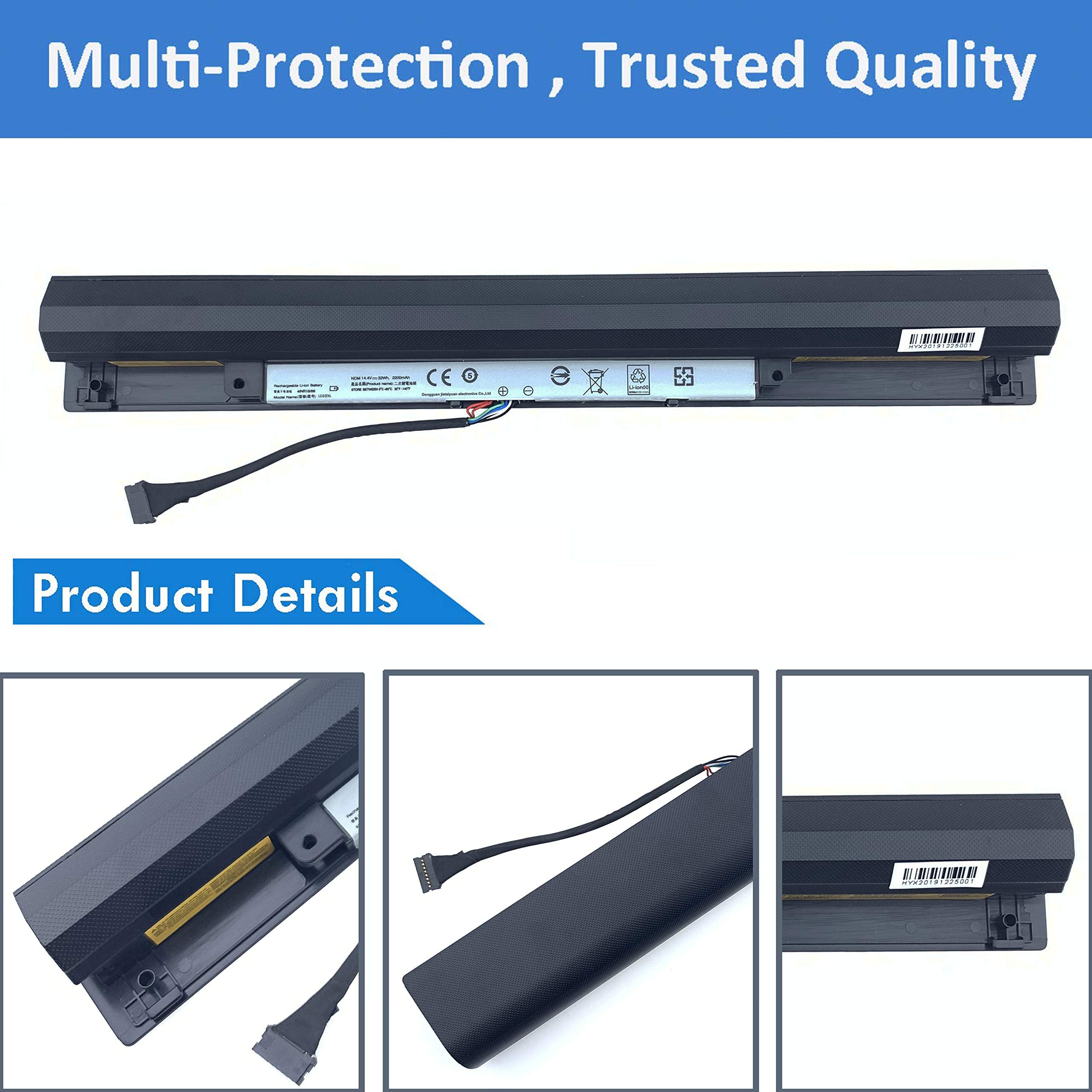 Emaks L15L4E01 Battery L15L4A01 For Lenovo Ideapad 100 14Ibd 100 15Ibd 110 15Isk 110 17Acl 110 17Ikb 300 15Abm 300 15Ibr 300 15I