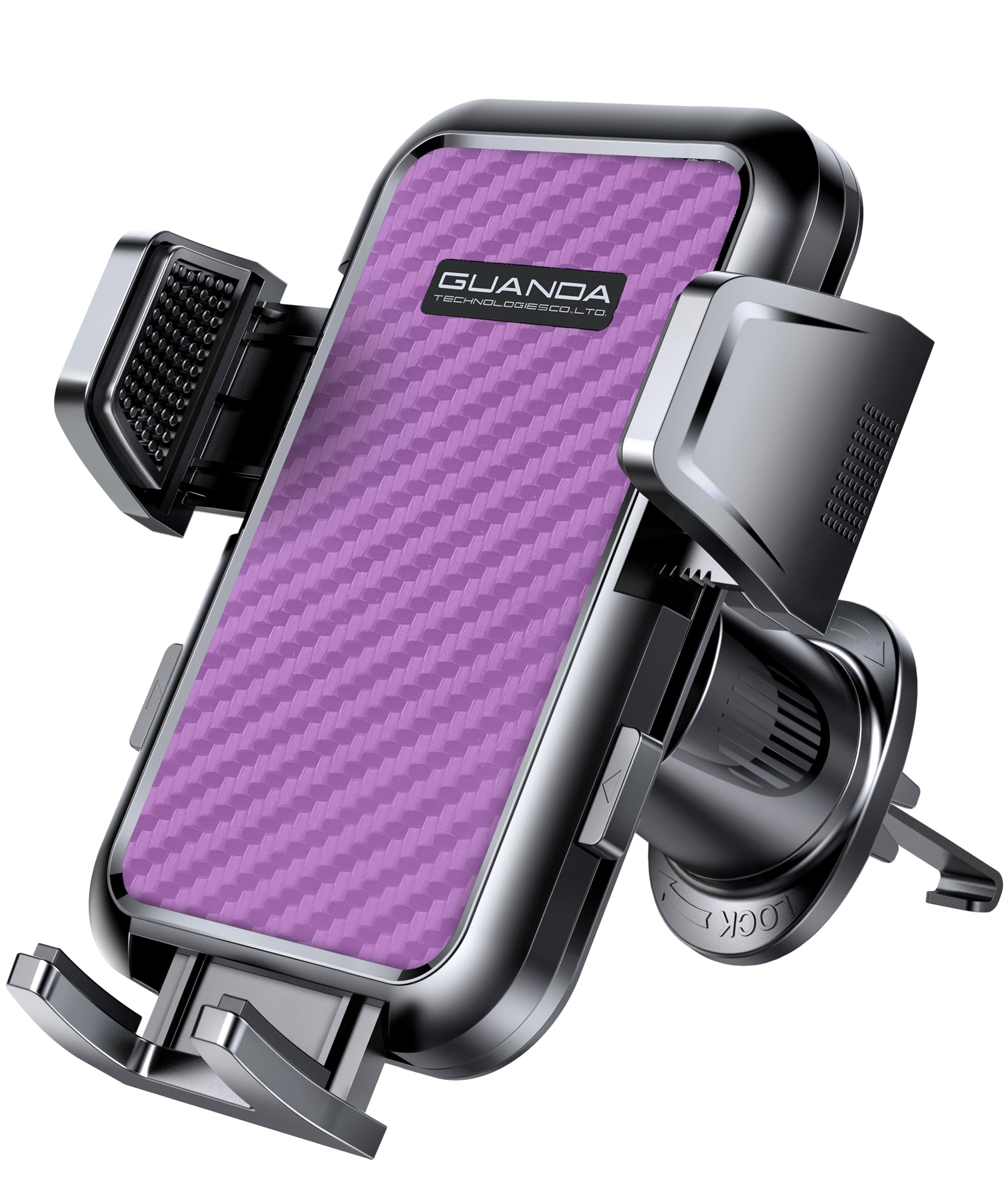 Cell Phone Holder [Military Grade Hook Clip], Car Vent Phone Mount Mobile Phone Holder For Car, Auto Phone Holder Stand Car Cell