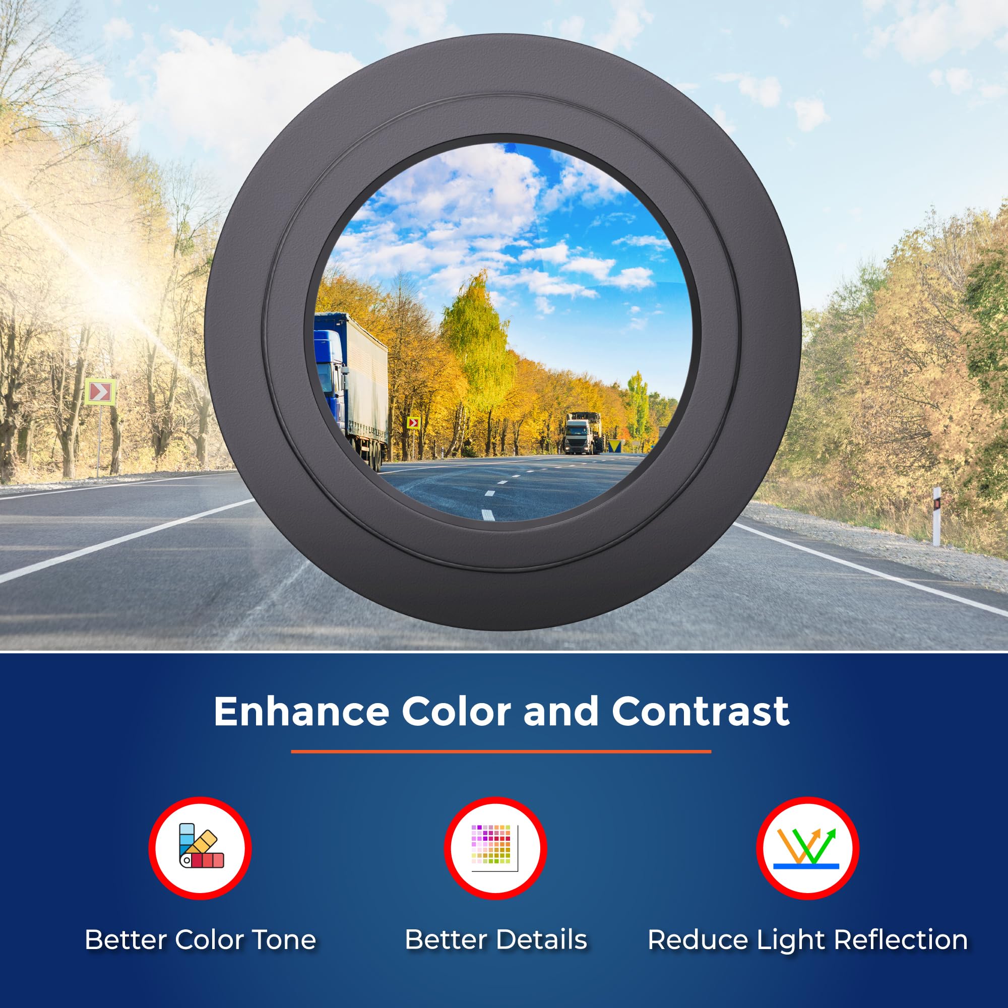 ROVE CPL Filter - Anti-Glare Circular Polarizer Lens for R2-4K Models, Aluminum, Model CPL-R2-PRO