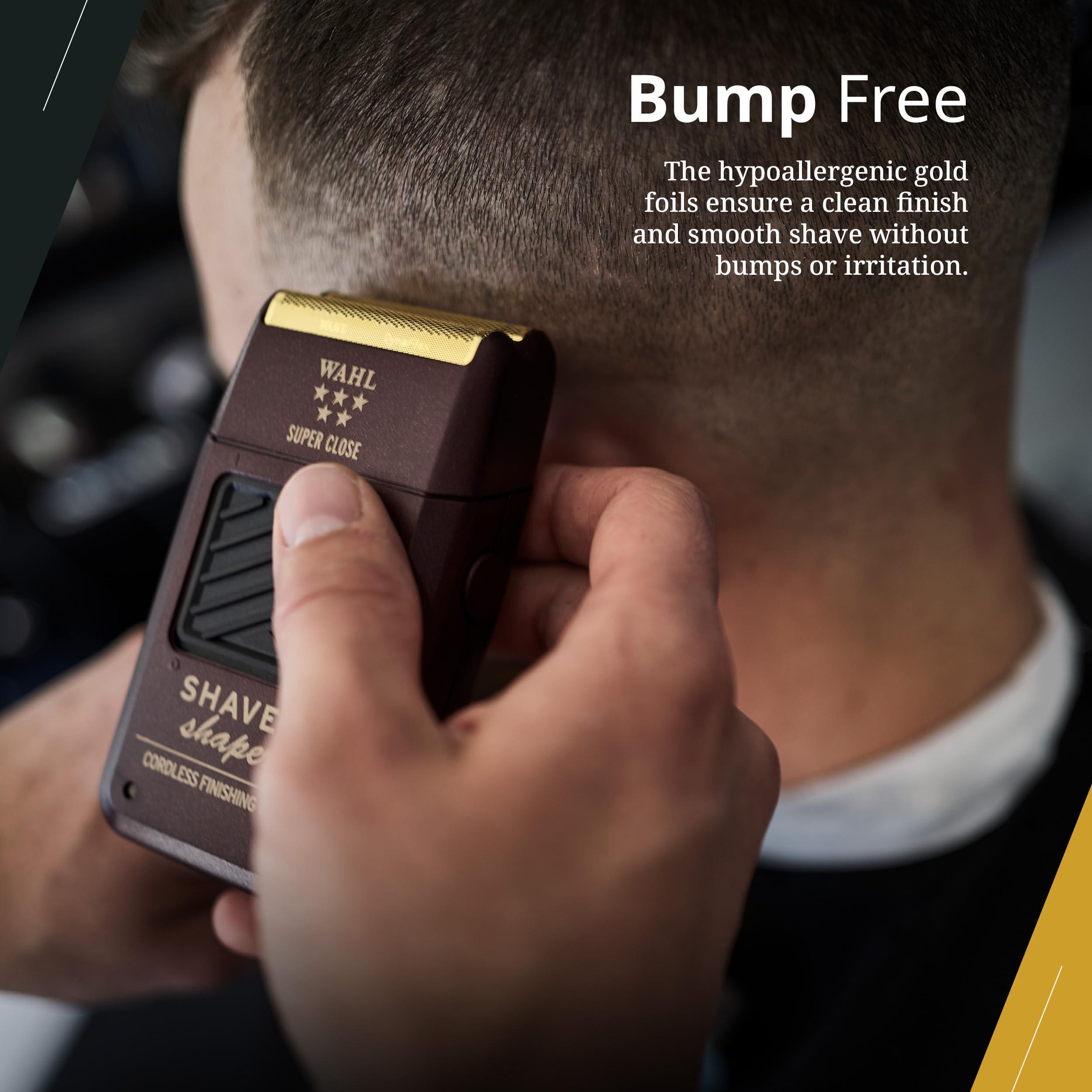 Wahl Professional 5 Star Series Rechargeable Shaver/Shaper #8061 100   Up To 60 Minutes Of Run Time   Bump Free, Ultra Close Sha