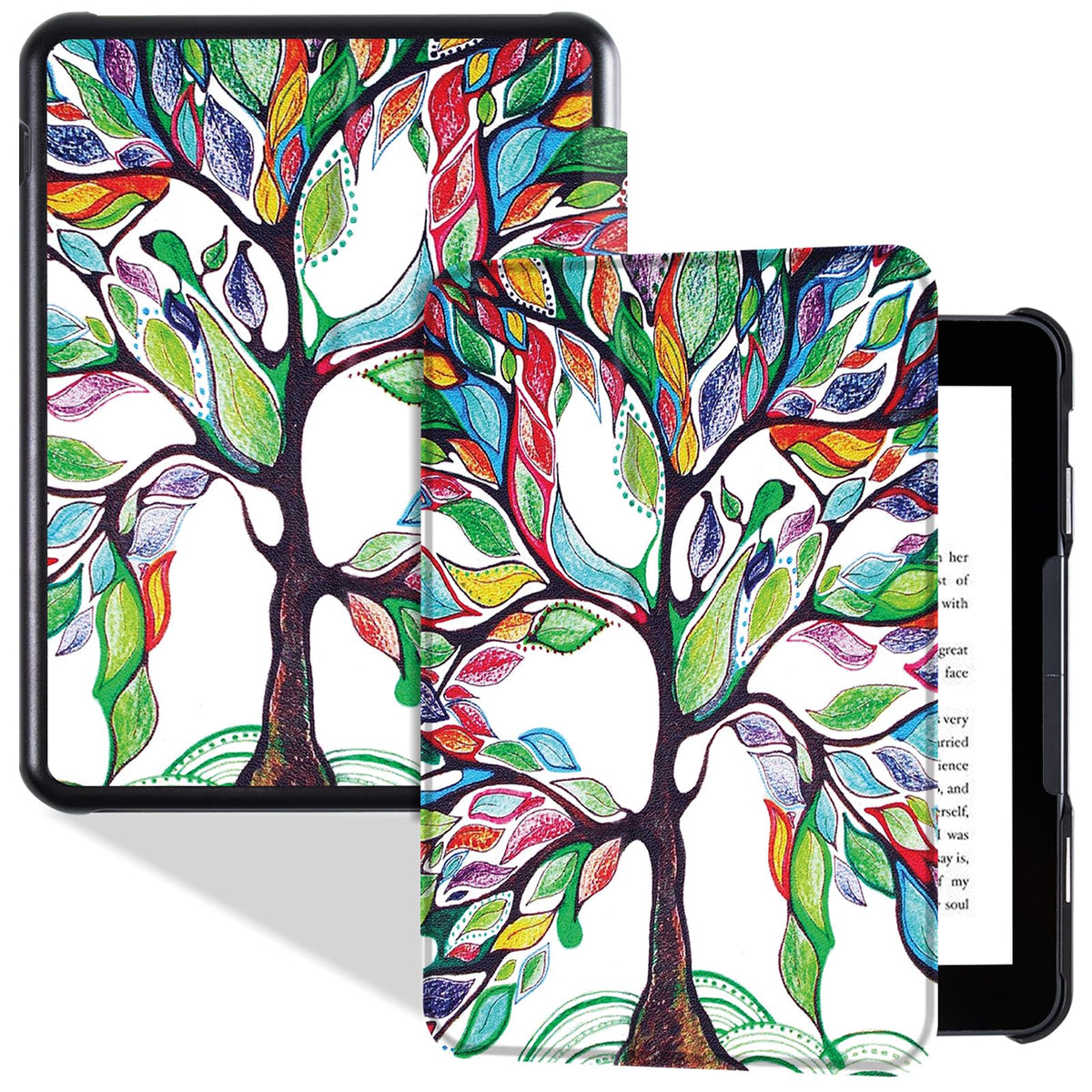 Bozhuorui Slim Case For All New 7.8'' Nook Glowlight 4 Plus (2023 Released Only)   Premium Pu Leather Ultra Lightweight Folio Co