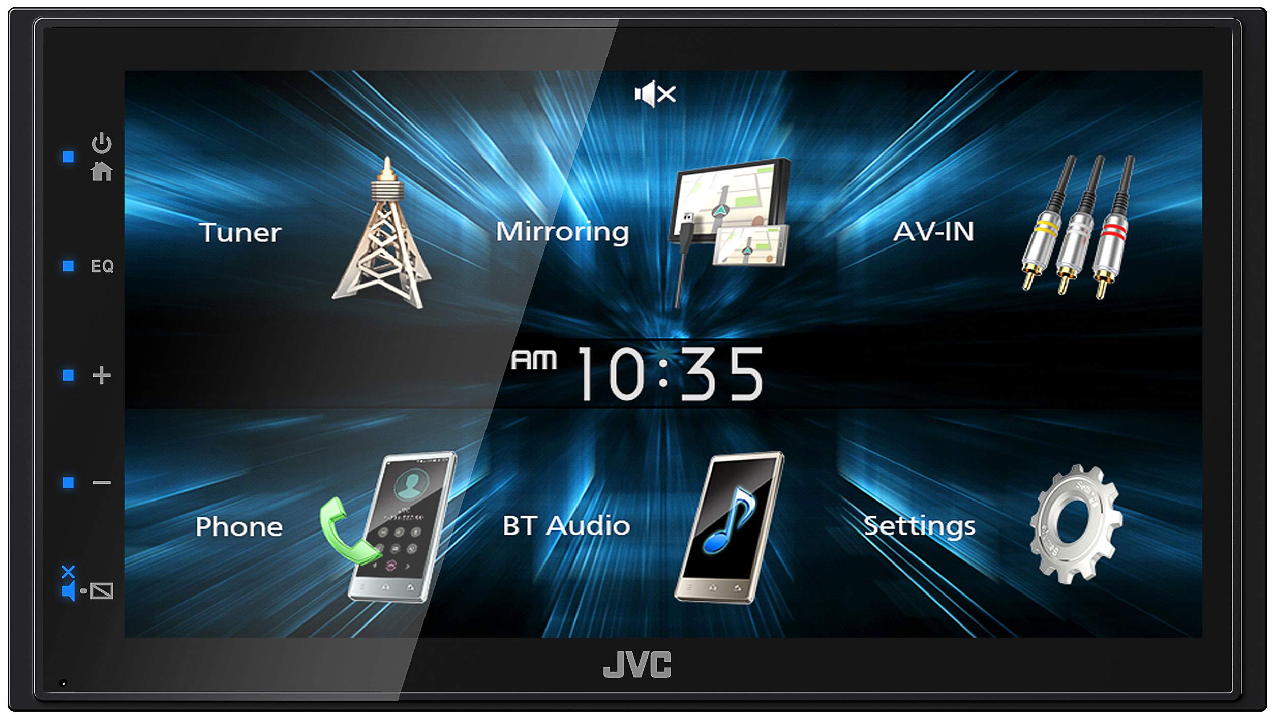 Jvc Kw M150Bt Bluetooth Car Stereo Receiver With Usb Port   6.75'' Touchscreen Display   Am/Fm Radio   Mp3 Player Double Din   1
