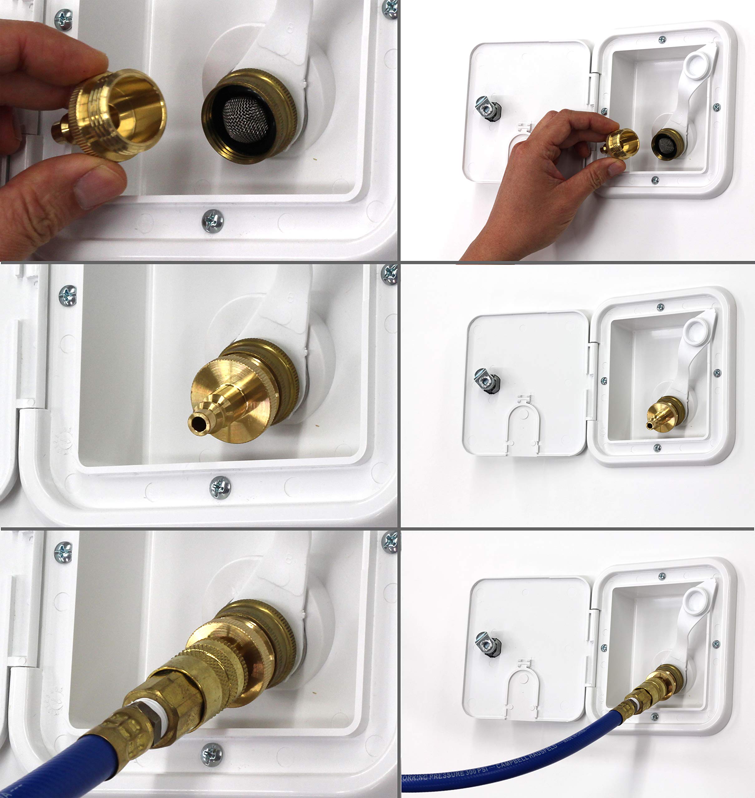 Water Blowout Quick Connect Plug Fittings For Air Compressor, Winterize Kit For Rv, Camper, Outdoor Plumbing, Garden Hose, And S