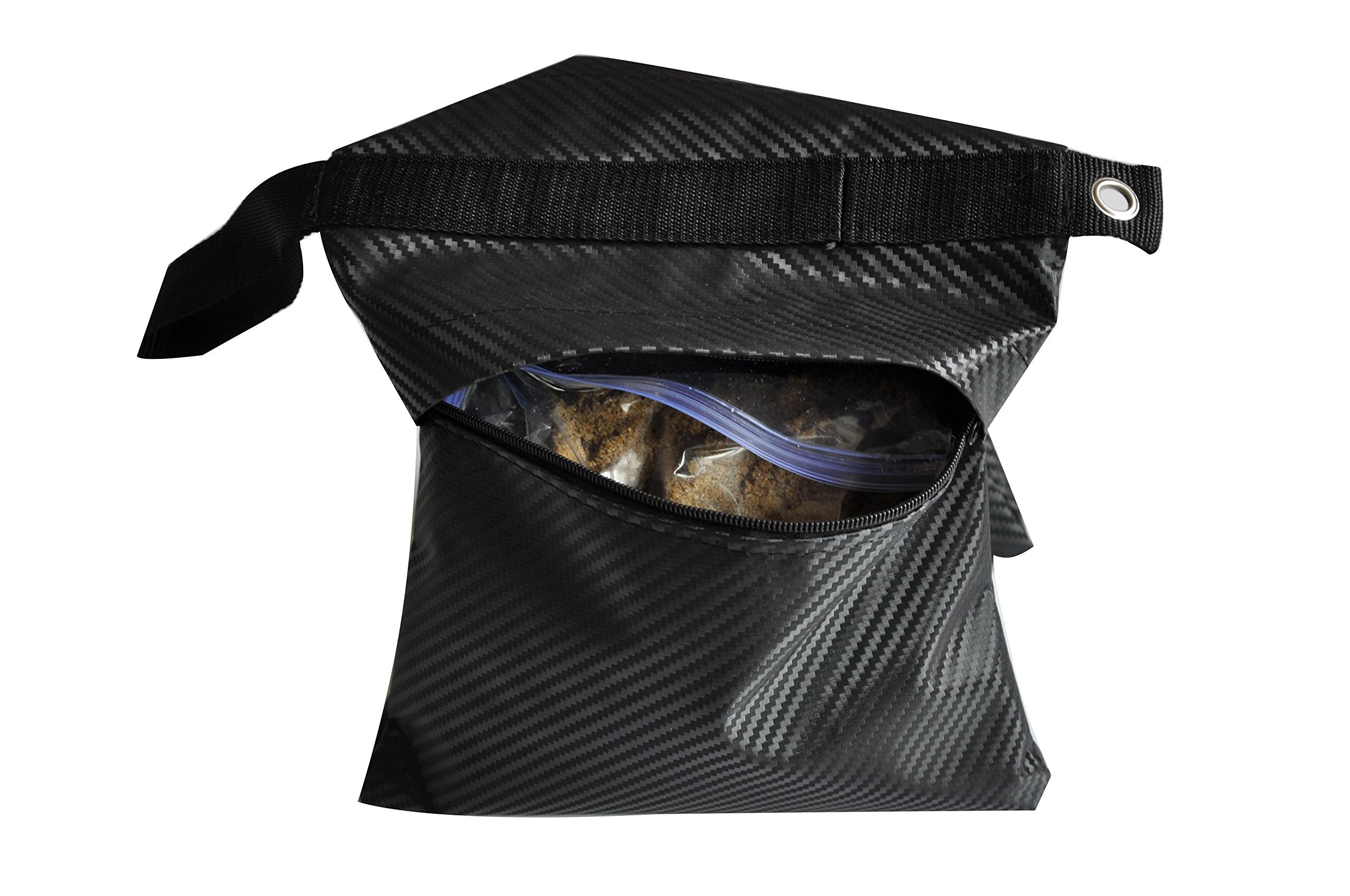 Broilpro Accessories Sandbag 2 Packs Of Heavy Duty Photographic Sandbag Black, Video Photo Studio Weight Bag For Light Stand Tri