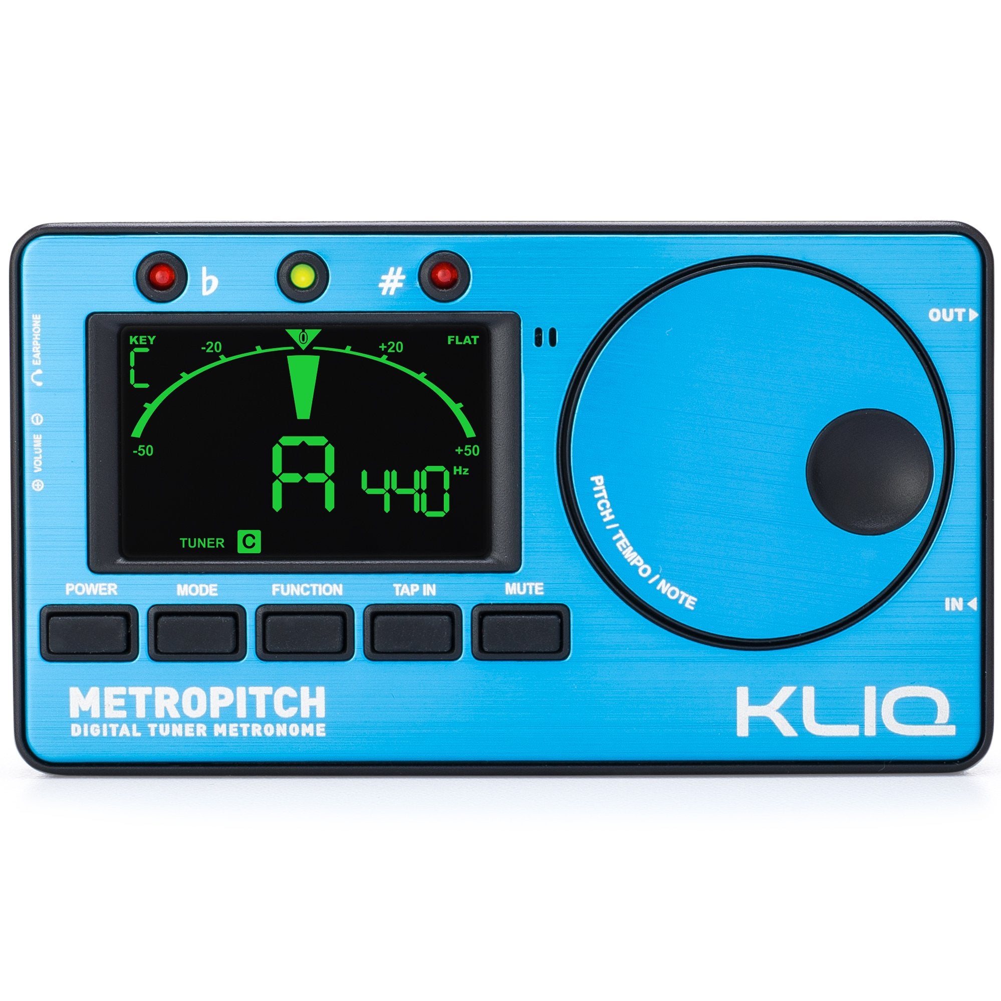 Kliq Metropitch   Metronome Tuner For All Instruments   With Guitar, Bass, Violin, Ukulele, And Chromatic Tuning Modes   Tone Ge