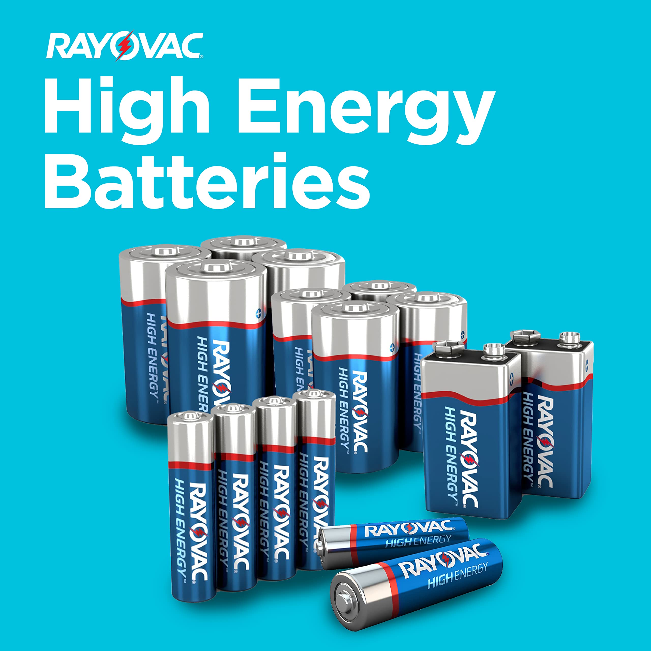 Rayovac A1604 8Ppf Alkaline Batteries Reclosable Pro Pack (9V, 8 Pk)
