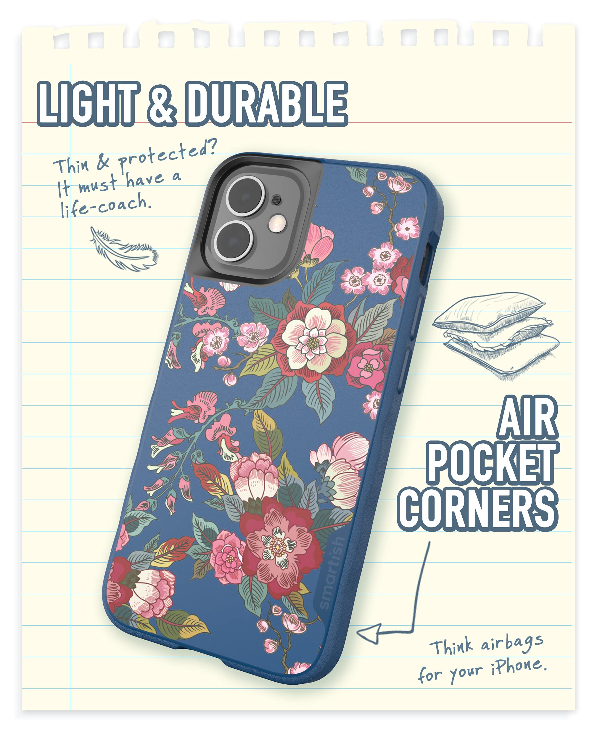 Smartish Iphone 12 Mini Slim Case - Gripmunk [Lightweight + Protective] Thin Cover (Silk) - Flavor Of The Month