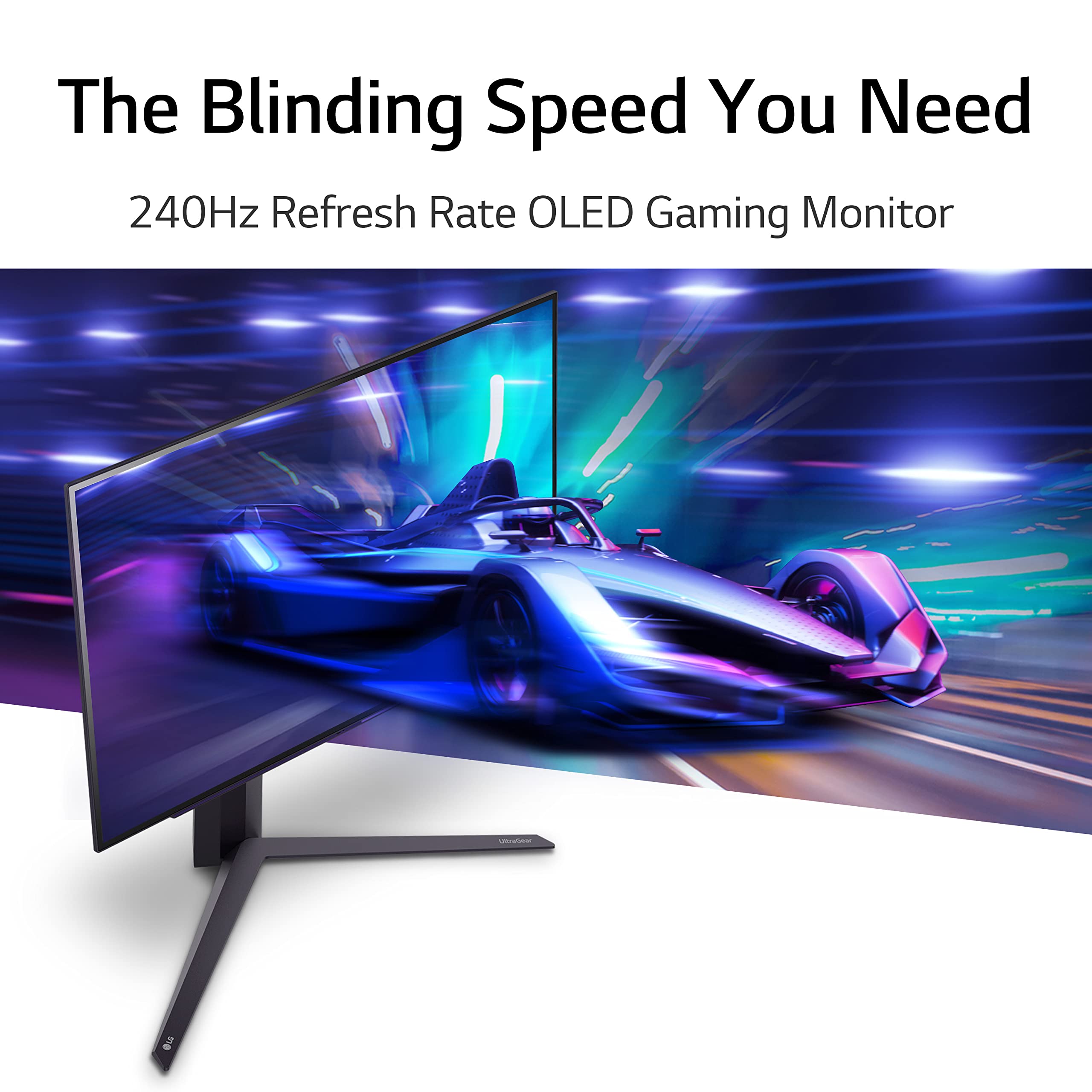 Lg 27 Ultragear Oled Qhd Gaming Monitor With 240Hz .03Ms Gtg & Nvidia G-Sync Compatible,Black