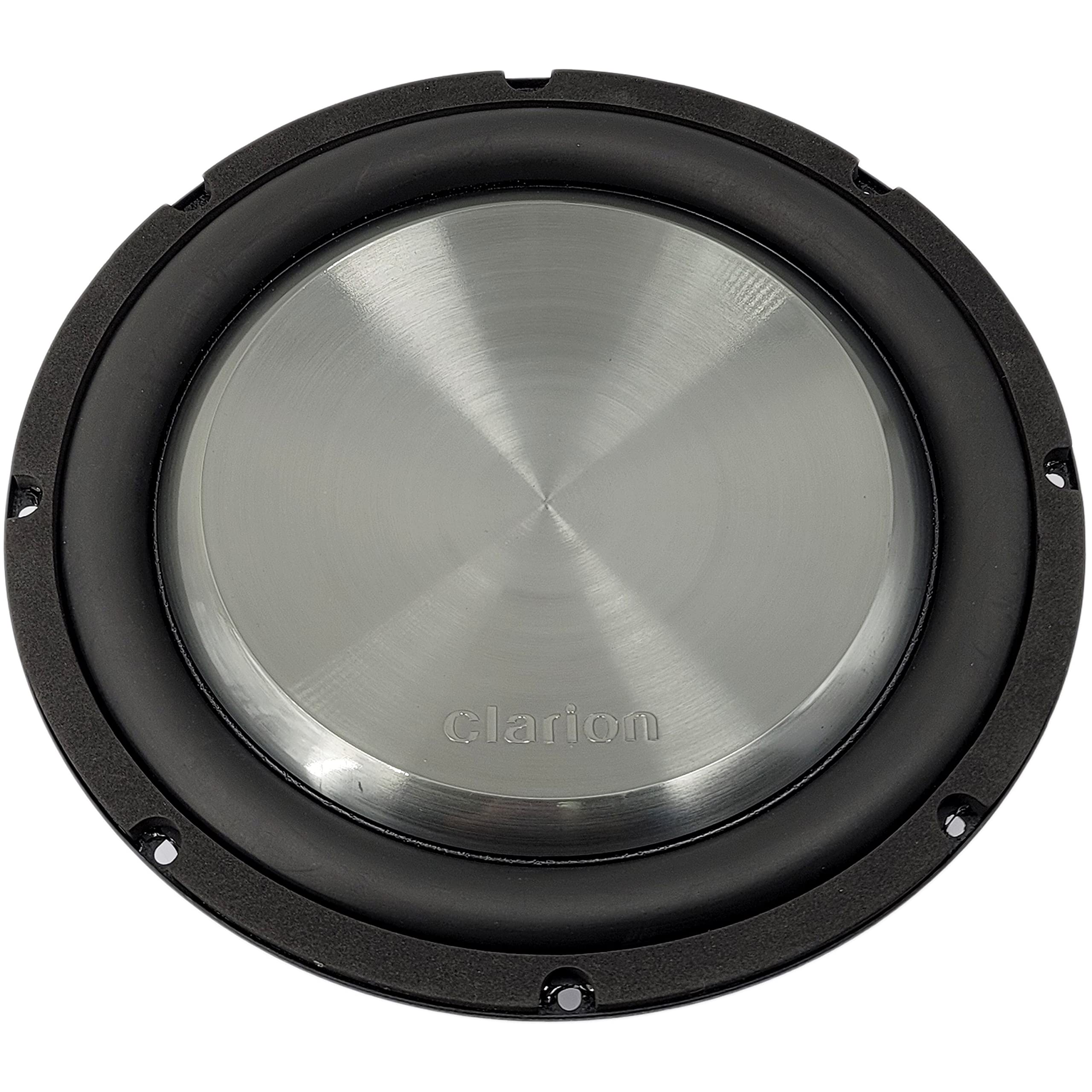 Clarion Wf3030D 1000 Watts Maximum Power Handling 12'' Dual 4Ohm Voice Coil Shallow-Mount Car Audio Subwoofer With (Two) Gravity