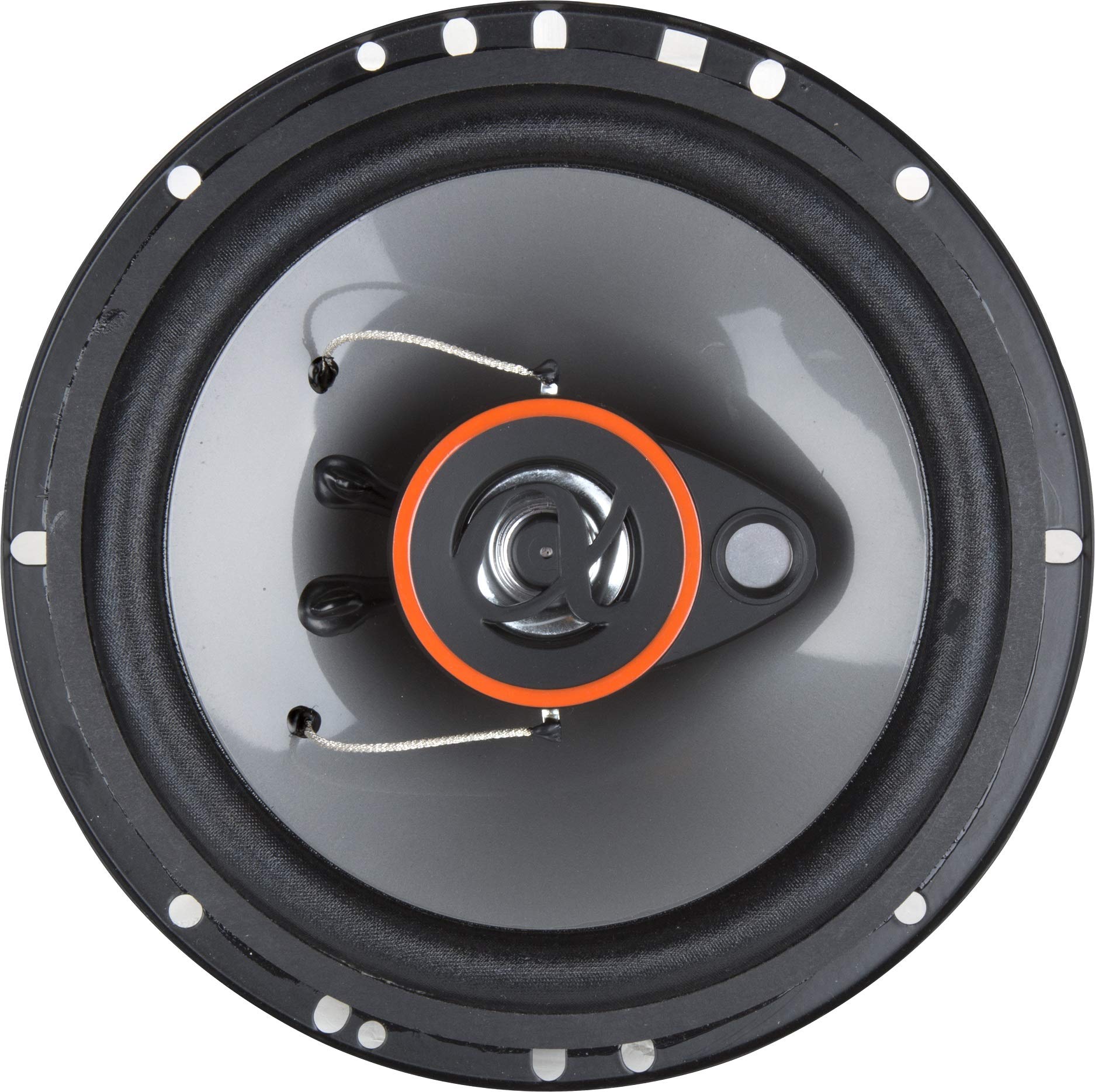 Pair Alphasonik As26 6.5 Inch 350 Watts Max 3-Way Car Audio Full Range Coaxial Speakers With Universal Mounting Holes For Easy I