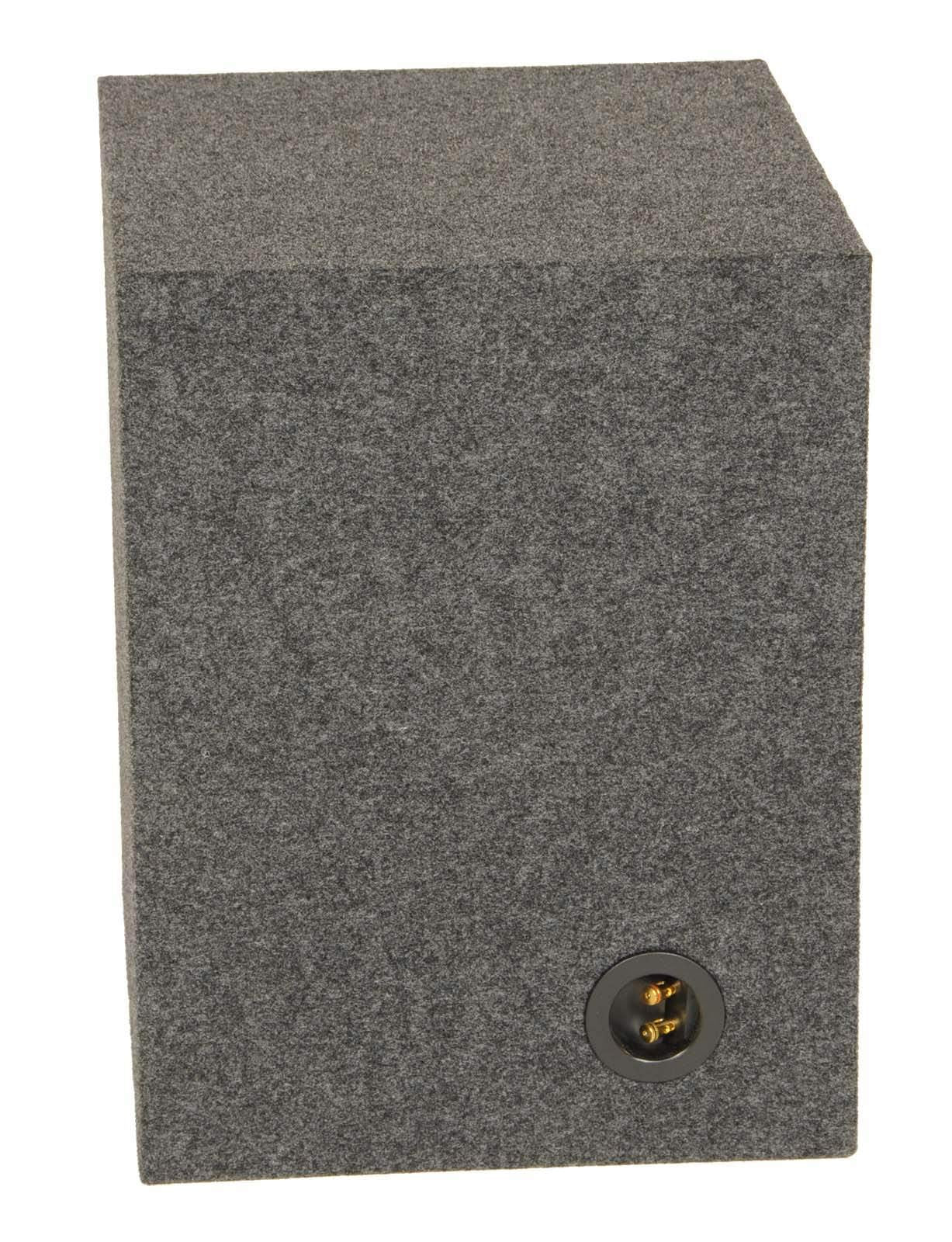 Qpower Empty Woofer Box Single 12'' Square;Vented;Mdf