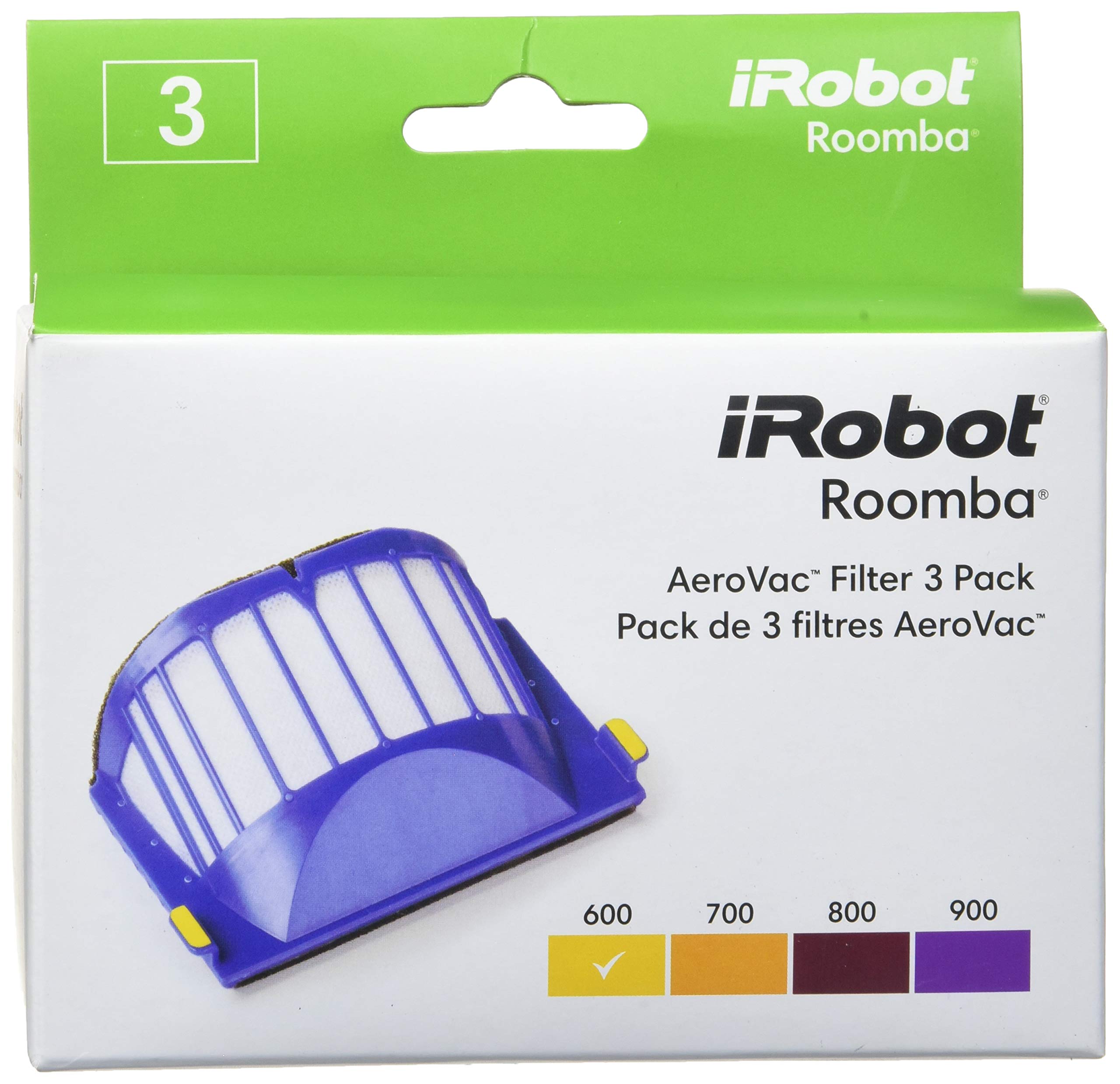 Irobot Roomba 600 Seriesaerovac Filter  3 Pack