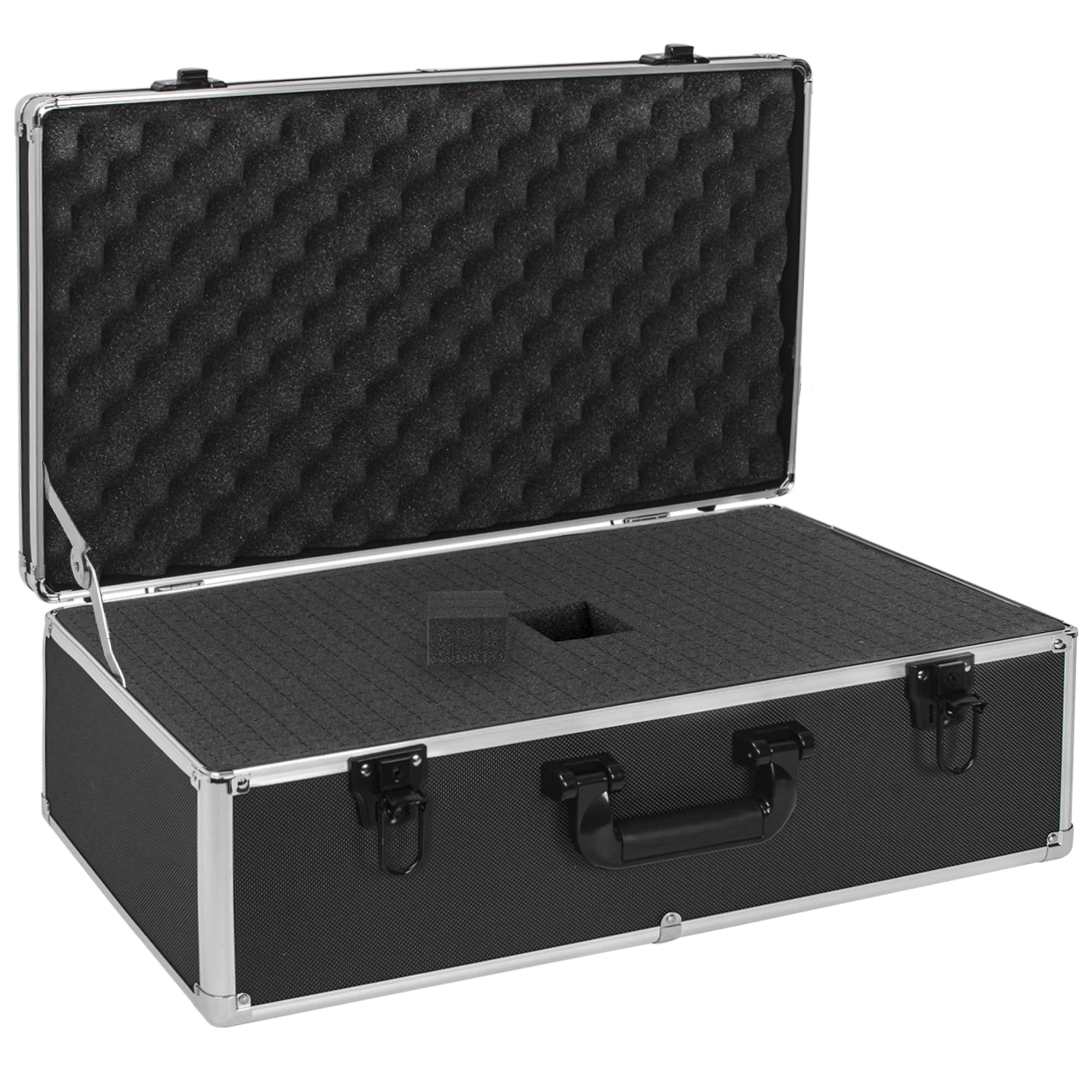 Ithwiu 22 Inch Hard Carrying Case Ideal For Wireless Mic System Storage & Camera Gear Transportation, Aluminum Alloy Sturdy Buil