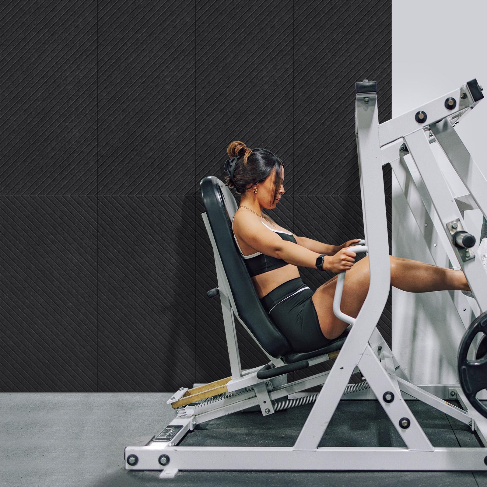 Drklang 6 Pack Sound Proof Panels For Walls, 47.2'' X 23.6'' X 0.36'' Acoustic Panels Sound Absorbing In Left And Right Diagonal