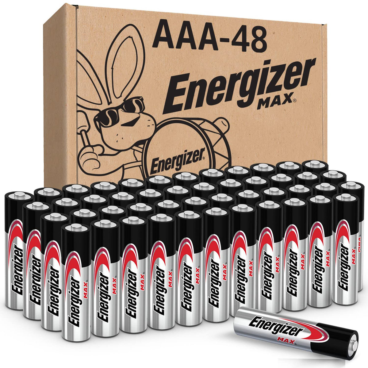Energizer Aaa Batteries (48 Count), Triple A Max Alkaline Battery